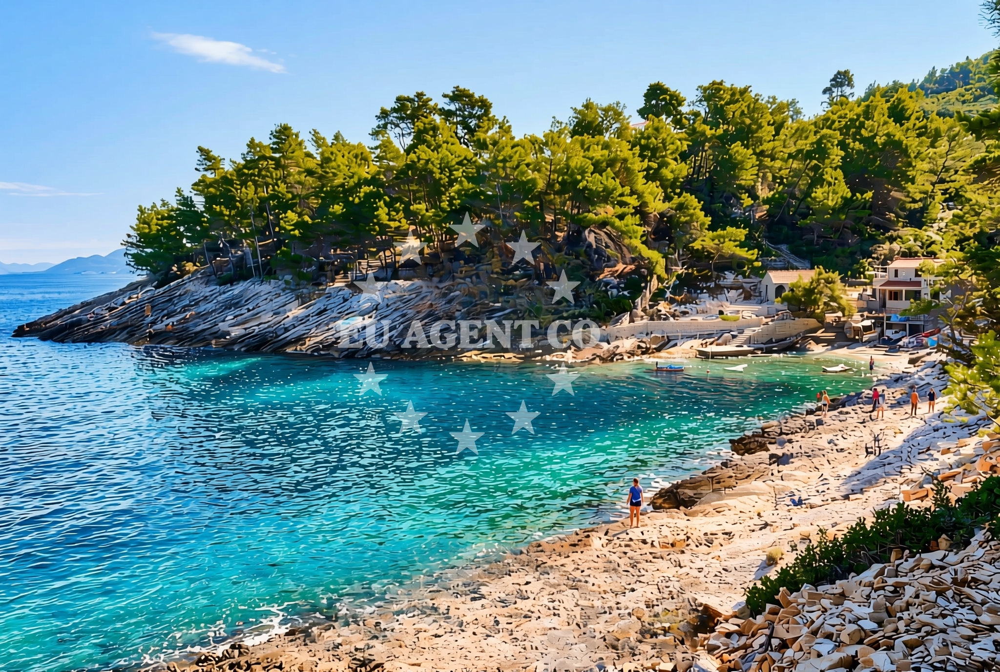 Shoreline and swimming area at Blato (Korčula): beaches and coves (24) in Blato (Korčula)