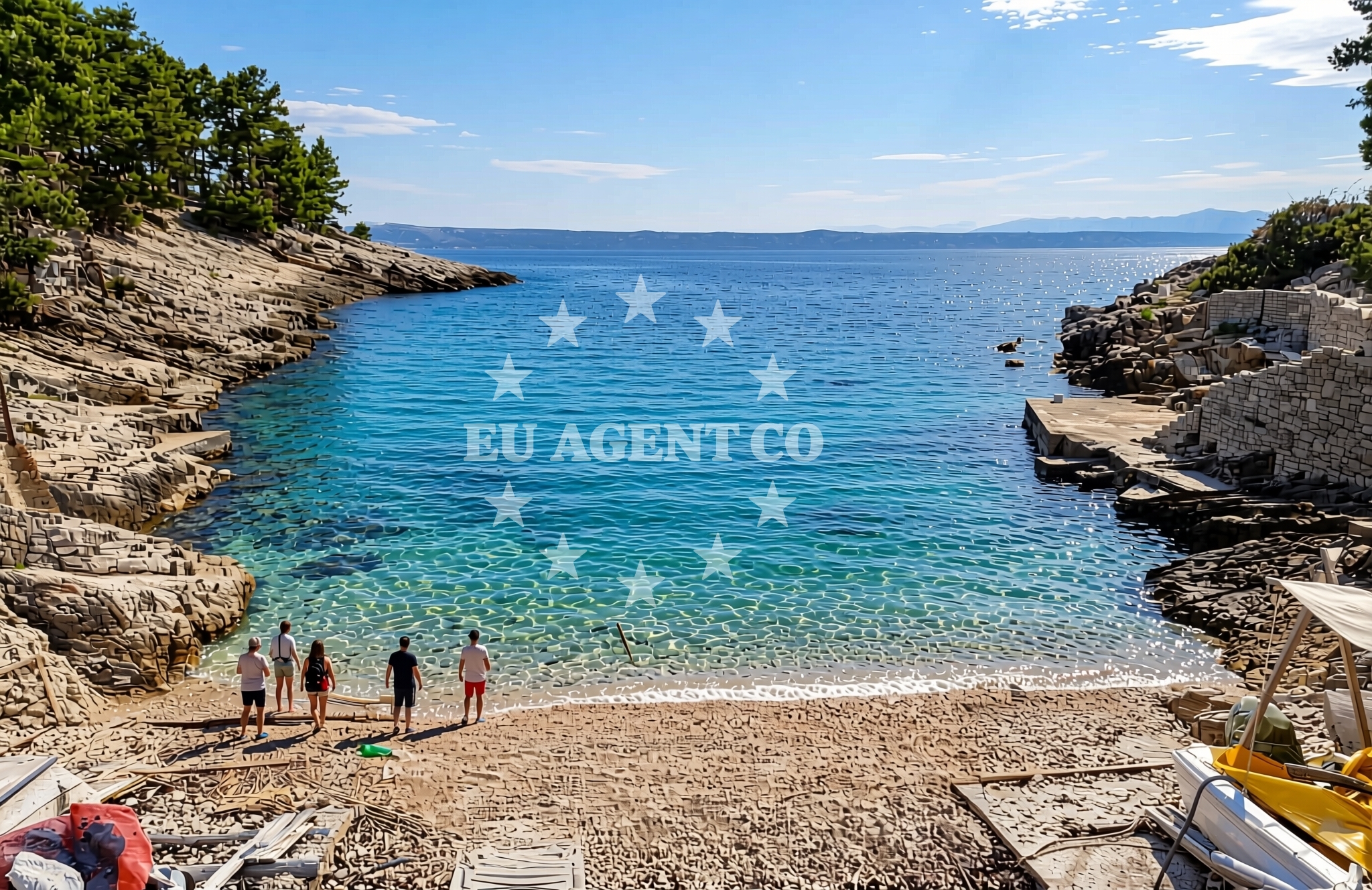 Sea and coastal view of Blato (Korčula): beaches and coves (24) in Blato (Korčula)