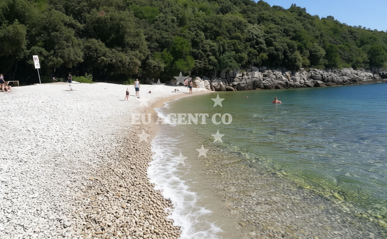 Additional view of Bobina beach in Zagorje, Načinovići 145 Plomin, Plomin