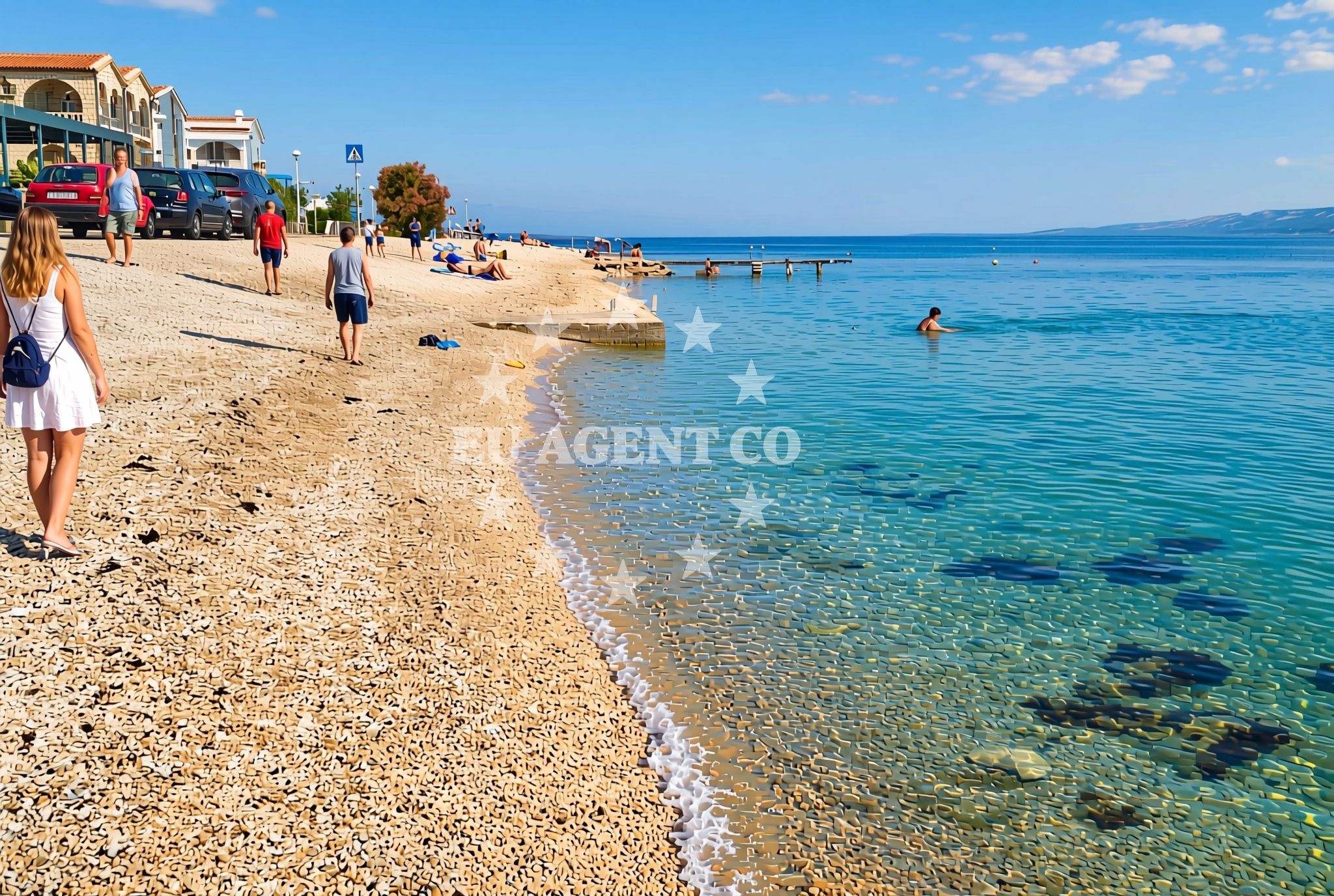 Additional view of Bobovik istok, Vir (Vir) Beach in Bobovik istok