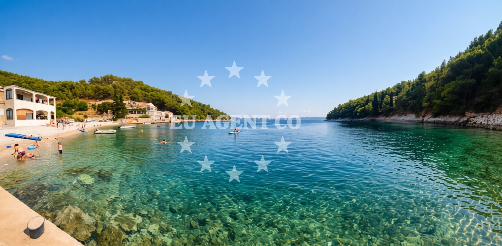 Additional view of Bogomolje beach in Ulica Račevina 42/a, Bogomolje