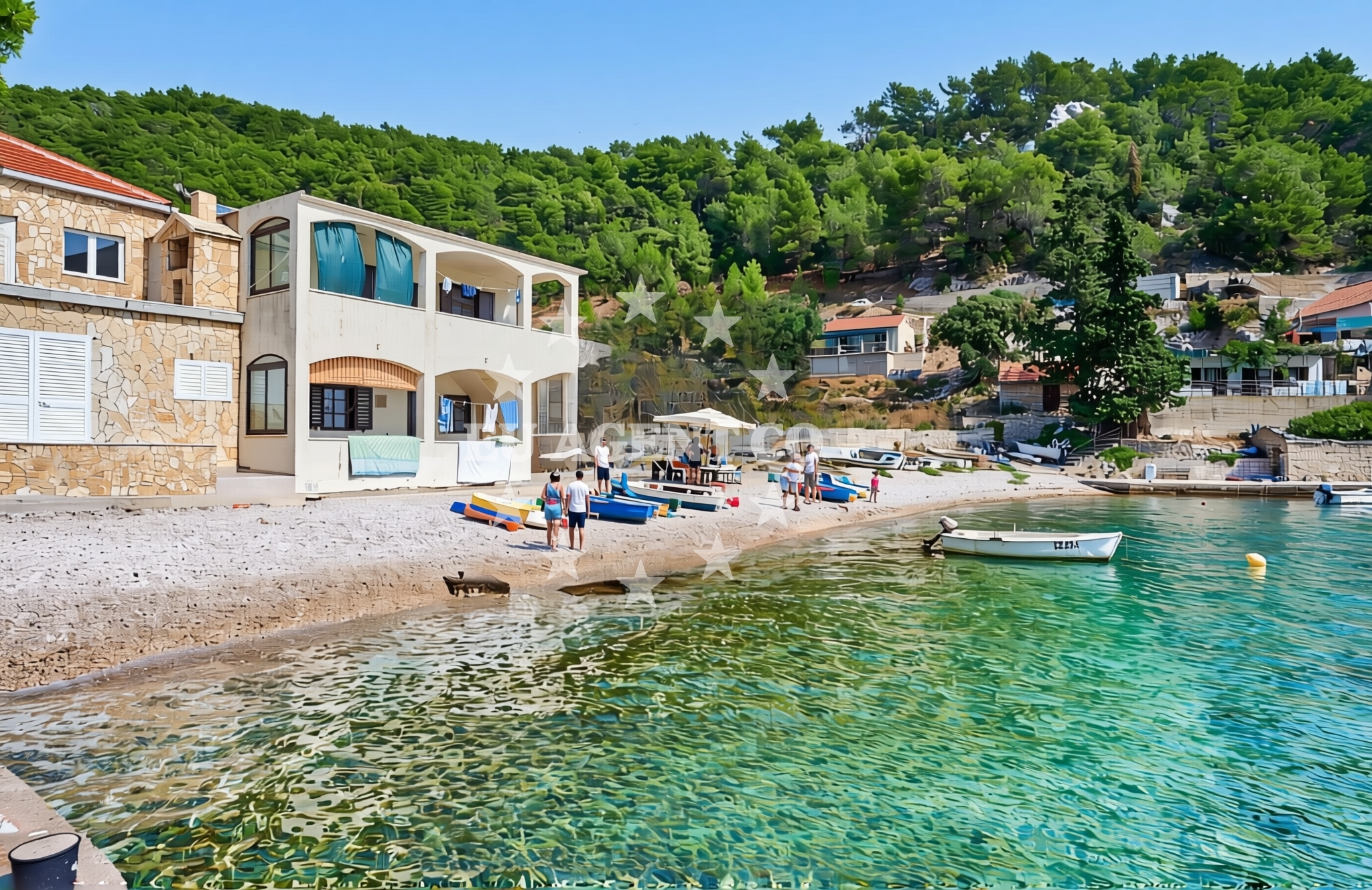 Additional view of Bogomolje beach in Ulica Račevina 42/a, Bogomolje