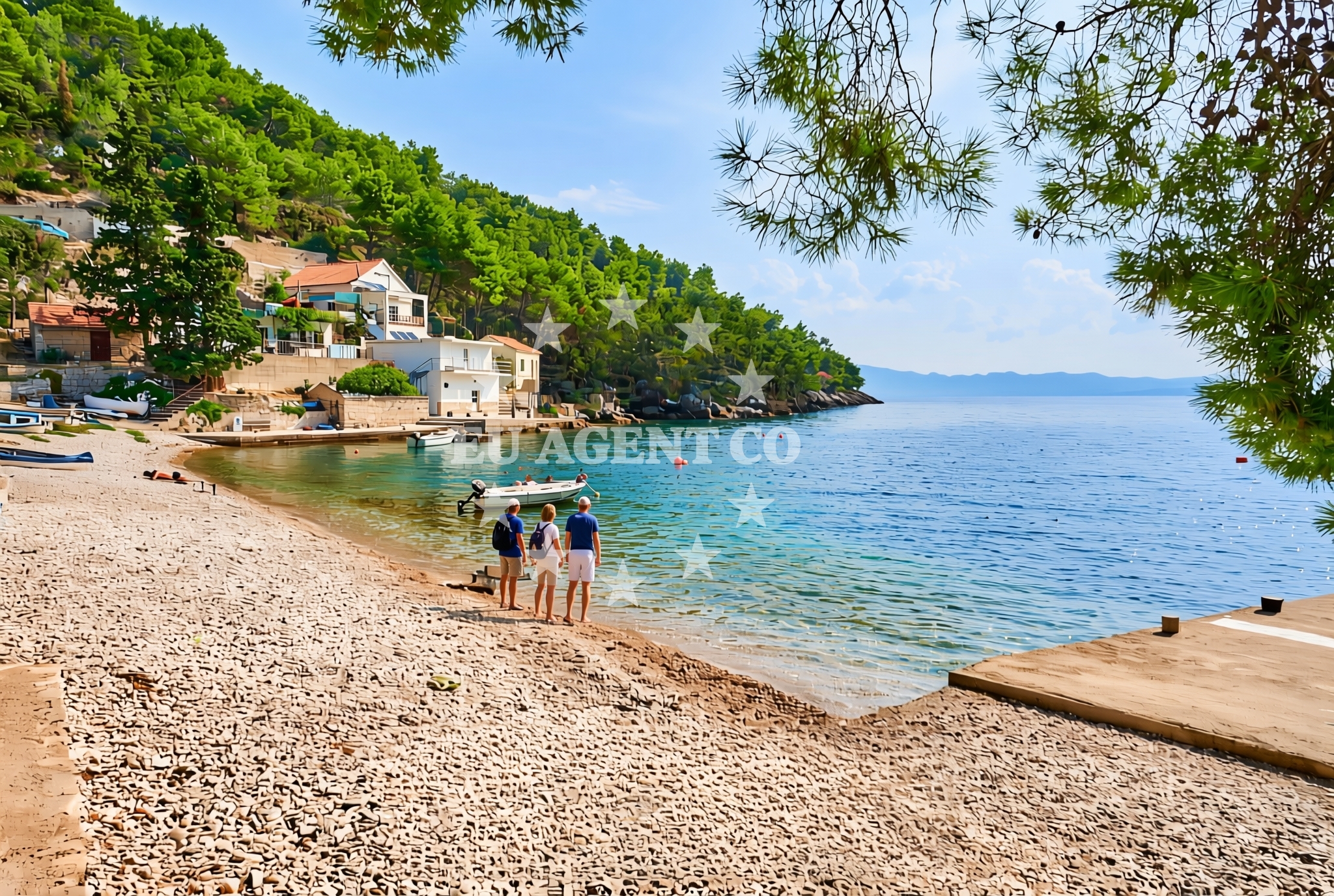 Additional view of Bogomolje beach in Ulica Račevina 42/a, Bogomolje