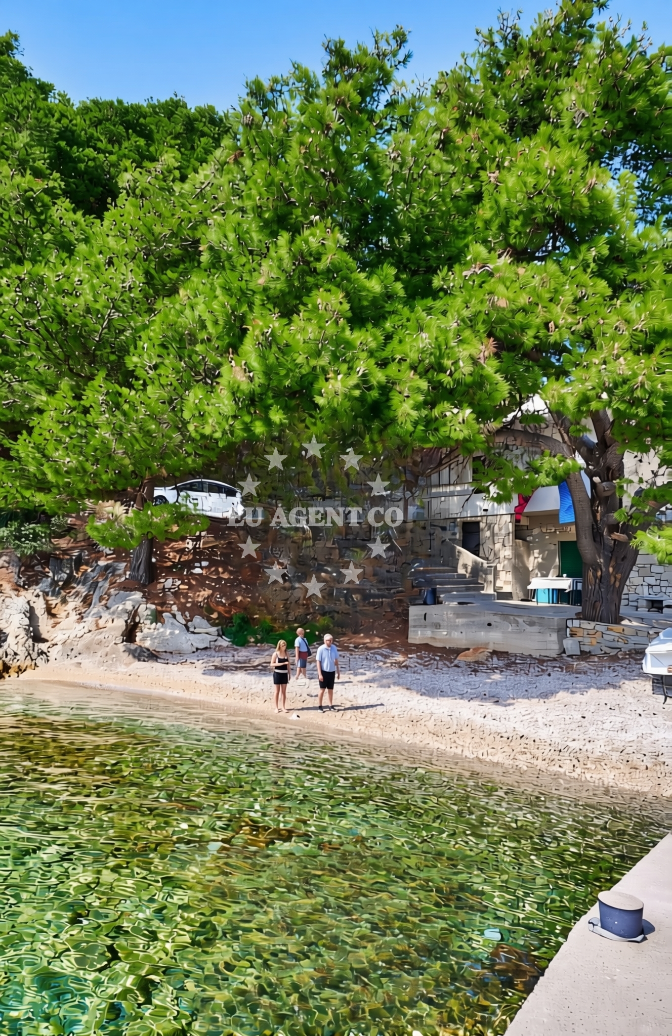 Additional view of Bogomolje beach in Ulica Račevina 42/a, Bogomolje