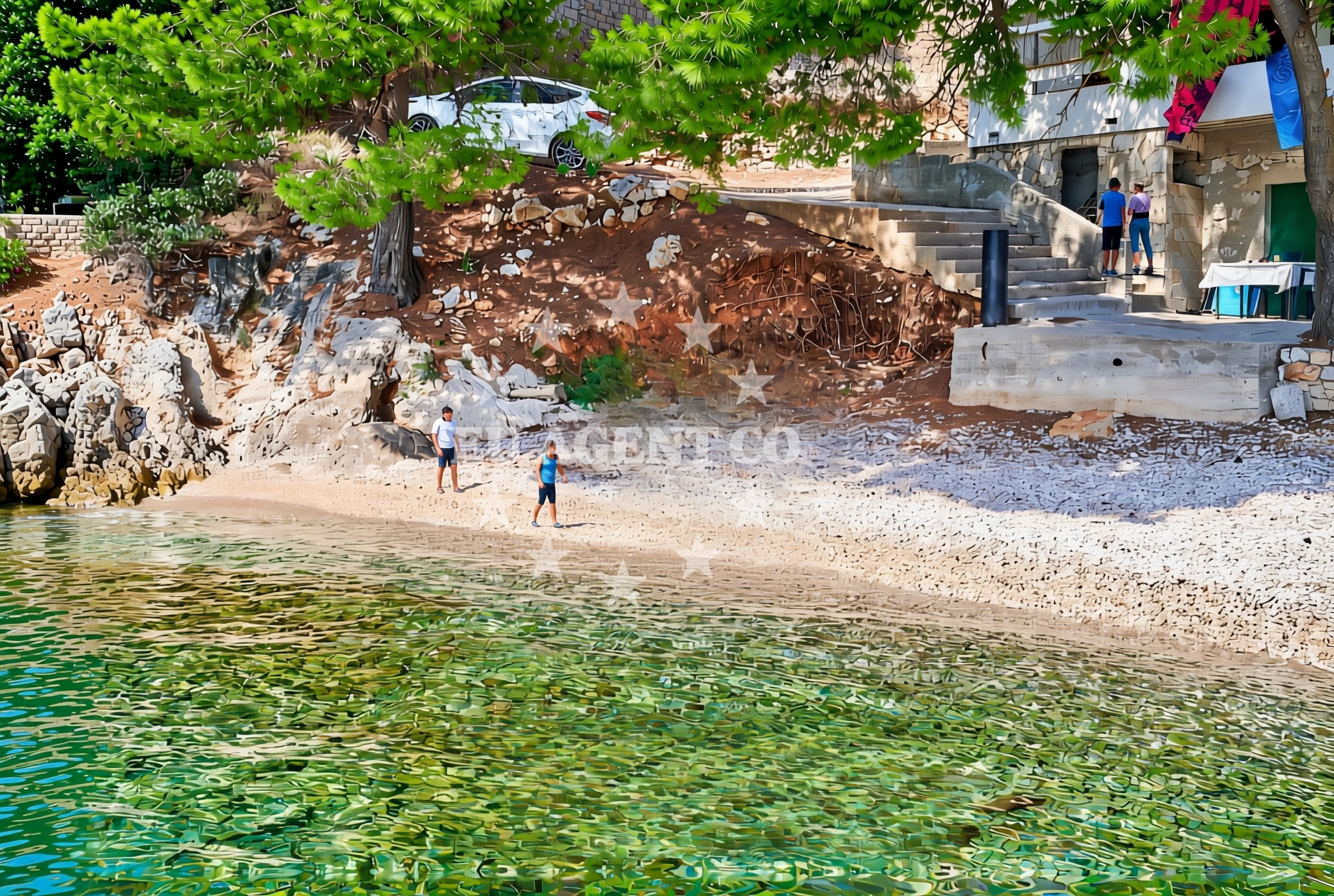 Additional view of Bogomolje beach in Ulica Račevina 42/a, Bogomolje