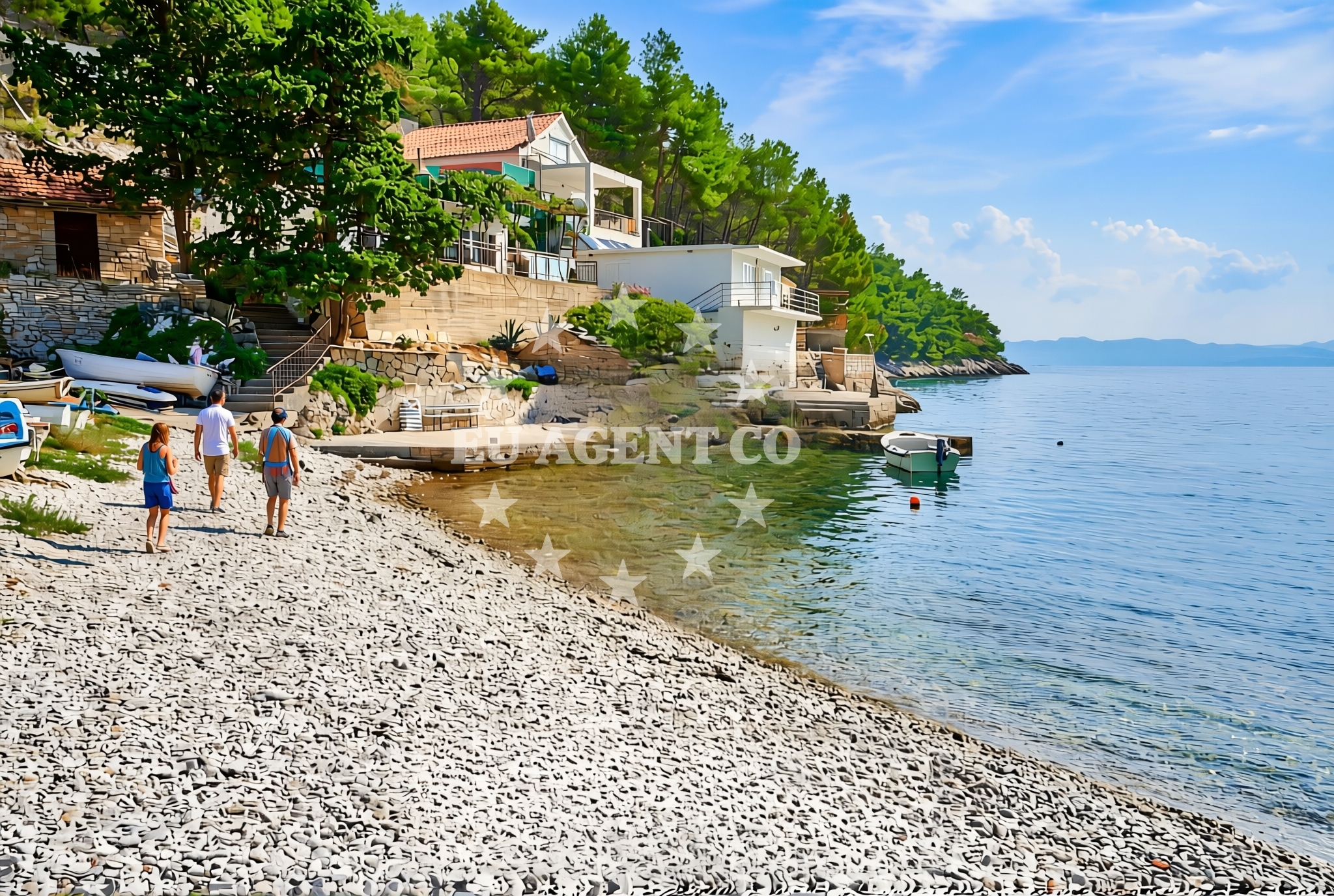 Additional view of Bogomolje beach in Ulica Račevina 42/a, Bogomolje