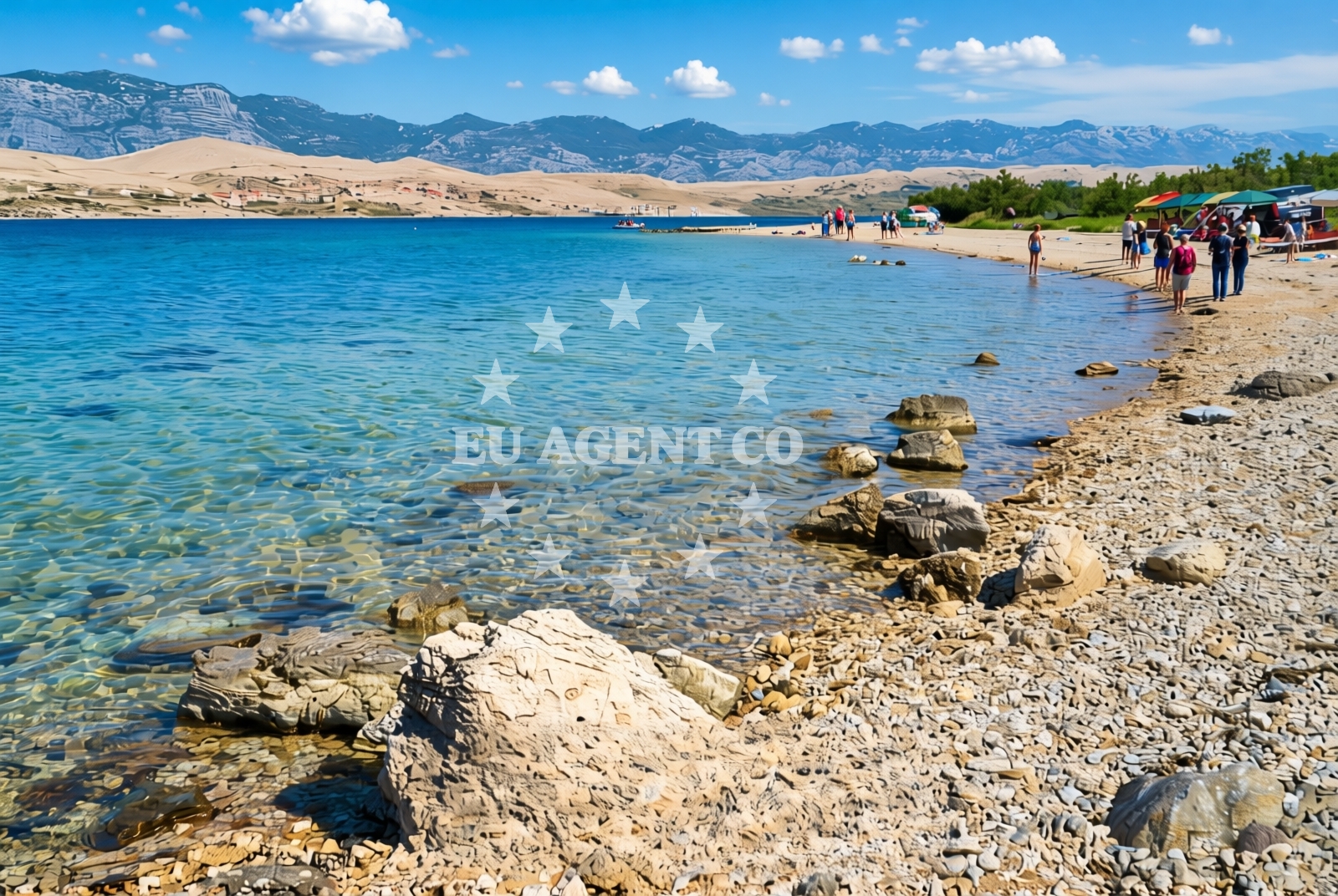 Additional view of Bok istok, Kolan (Pag) Beach in Bok istok