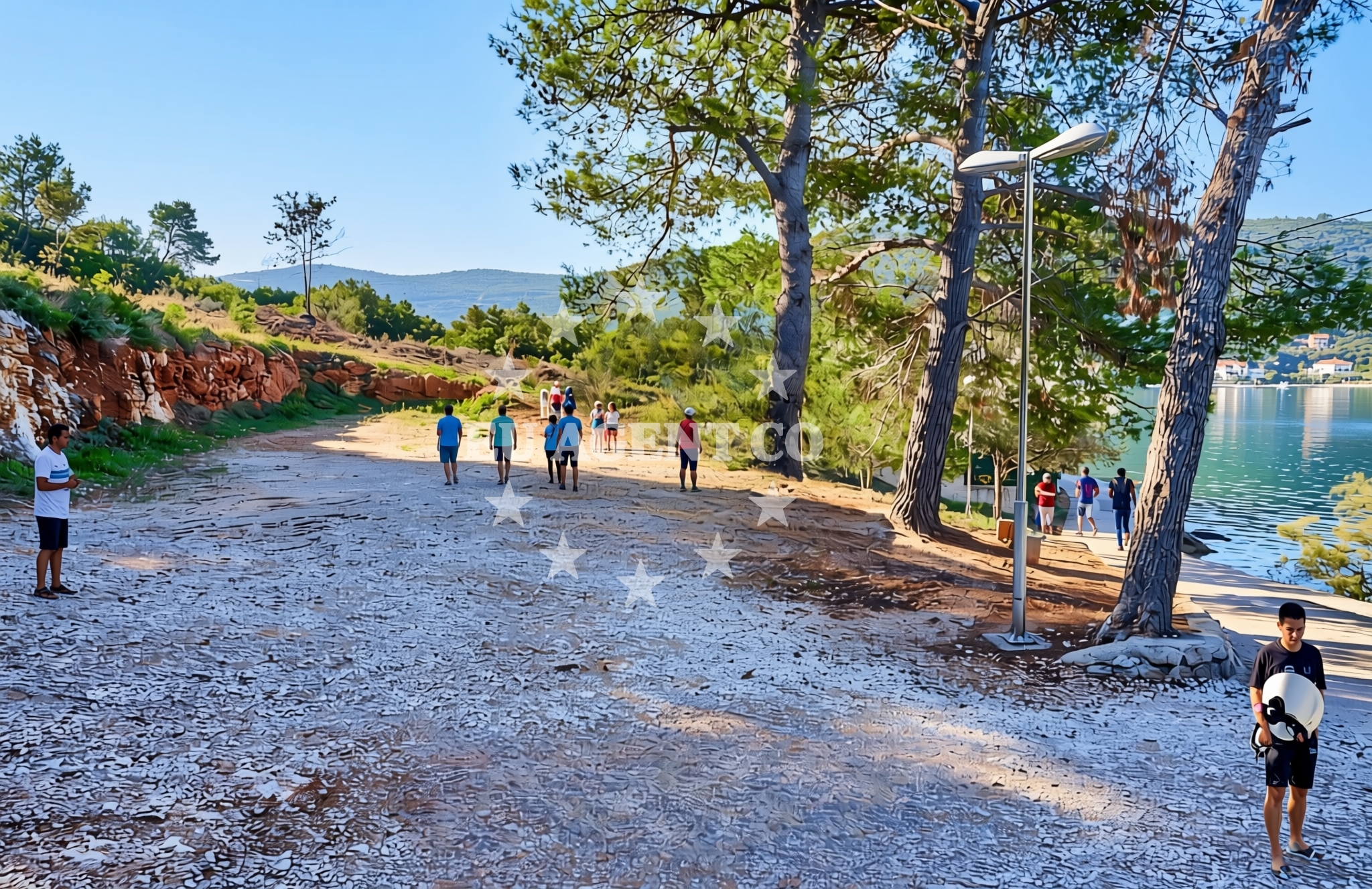 Additional view of Bok, Luka (Sali) (Dugi otok) Beach in Bok