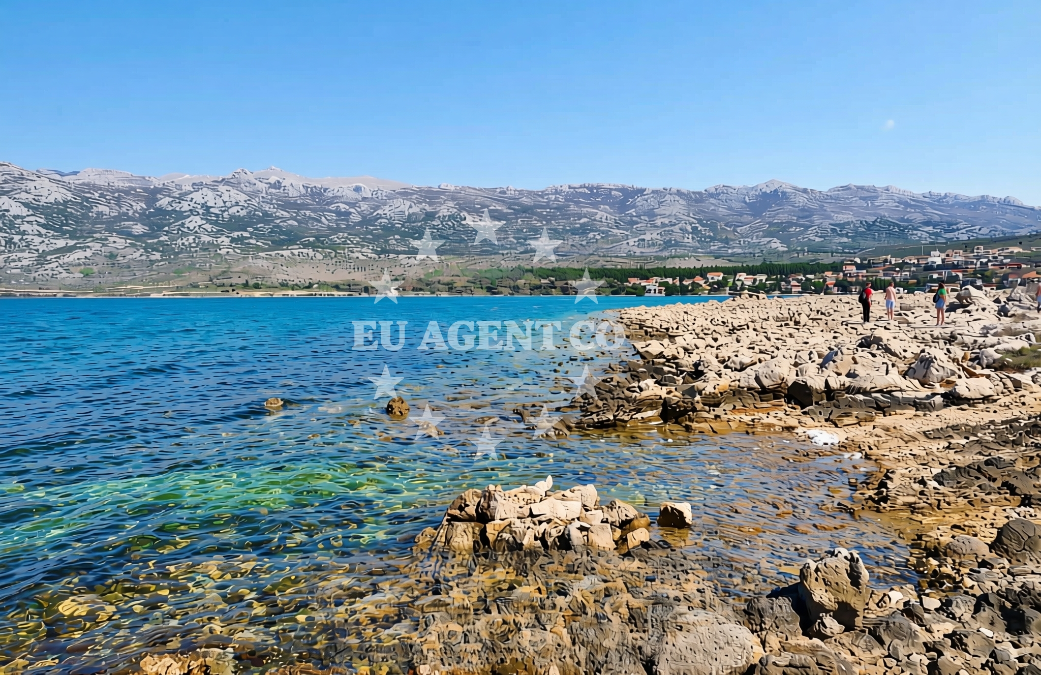 Overview of Bok, Rovanjska Beach in Bok