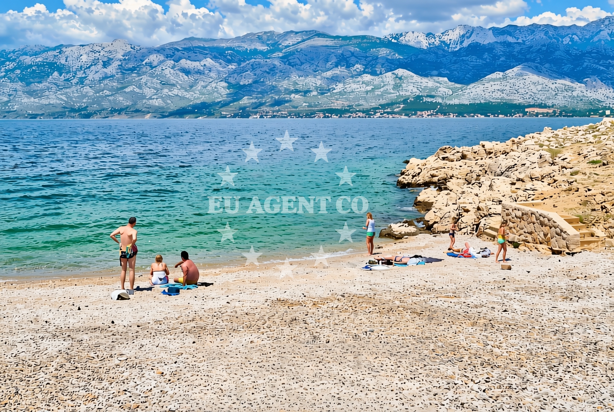 Additional view of Bokulja beach in Prva ulica, Slivnica
