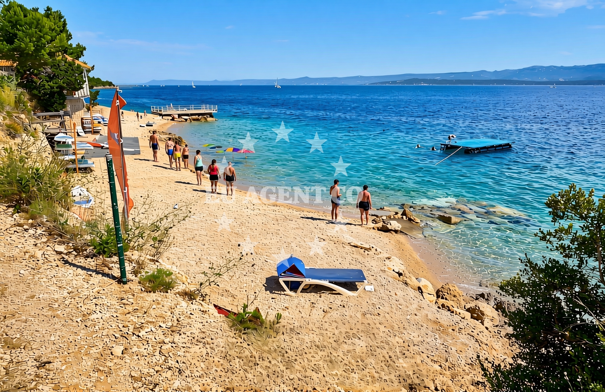 Overview of Bol (Brač): beaches and coves (14) in Bol (Brač)