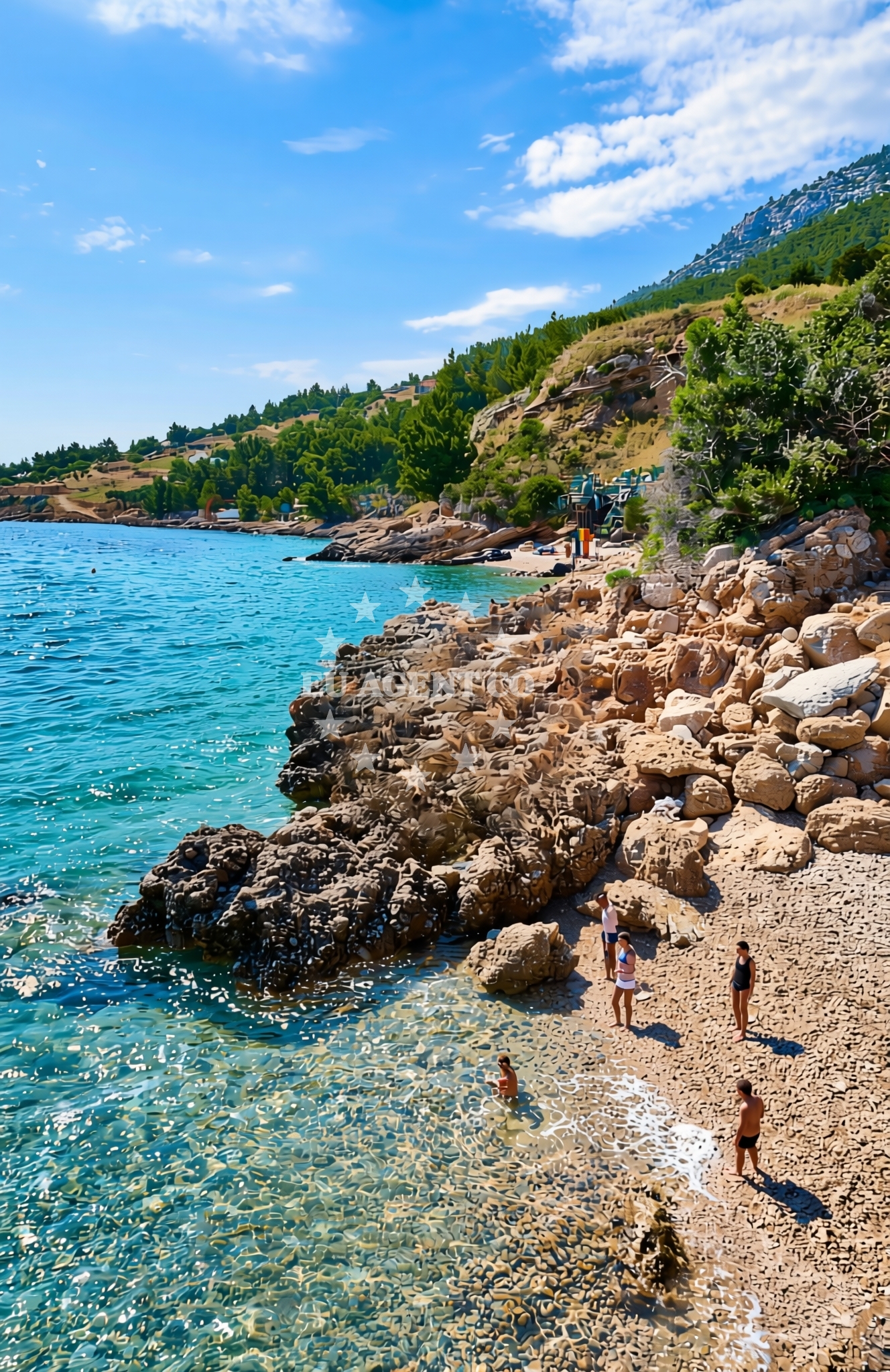 Shoreline and swimming area at Bol (Brač): beaches and coves (14) in Bol (Brač)