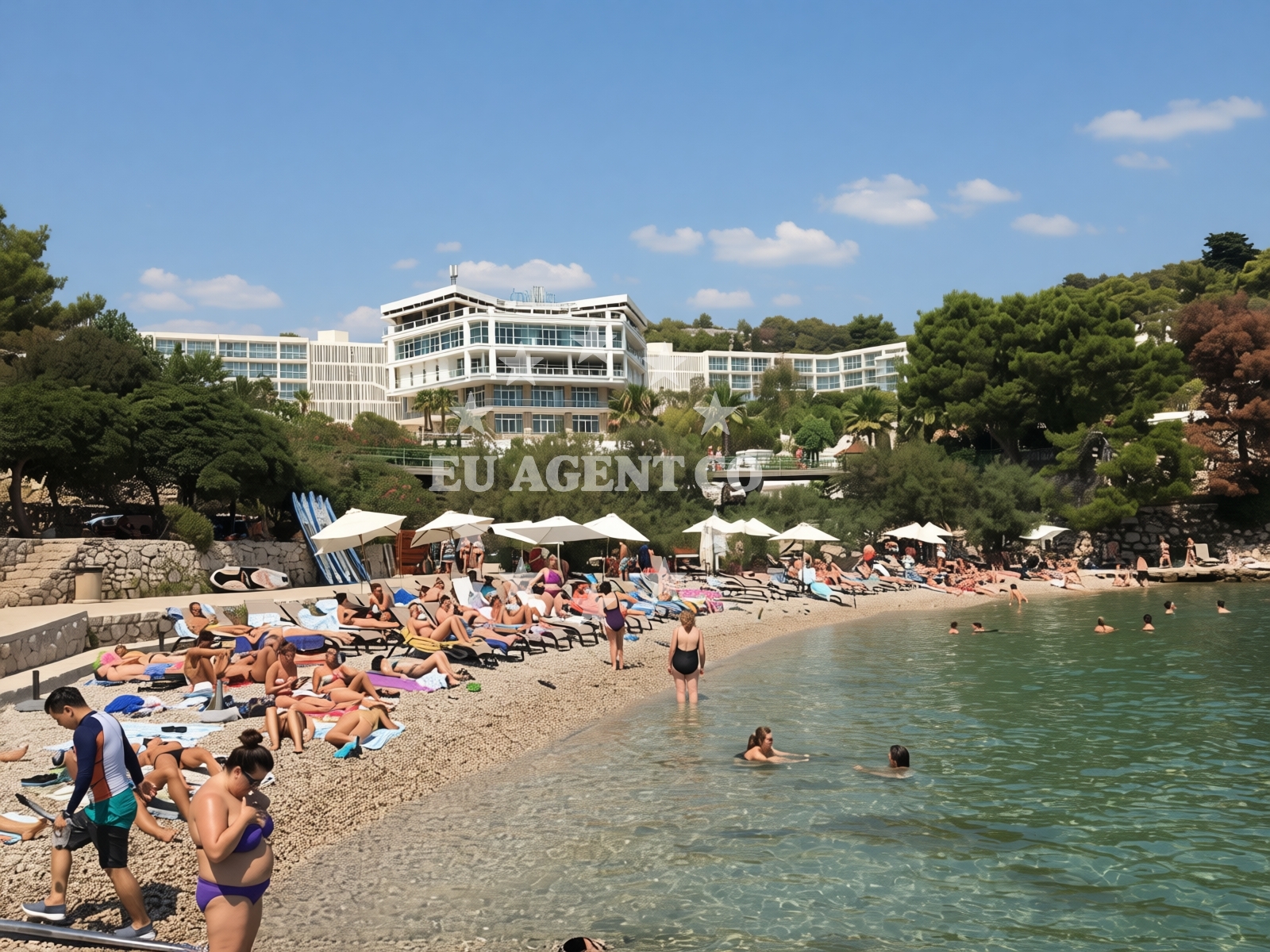 Additional view of Bonj beach in Sonje Bučan Domančić, Hvar