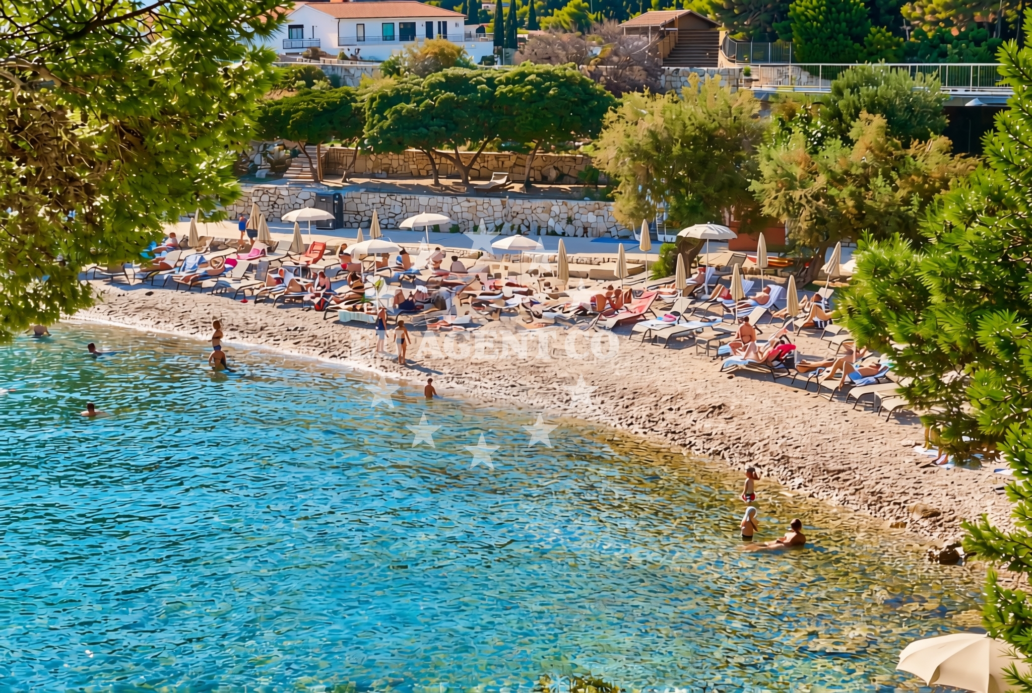 Additional view of Bonj beach in Sonje Bučan Domančić, Hvar