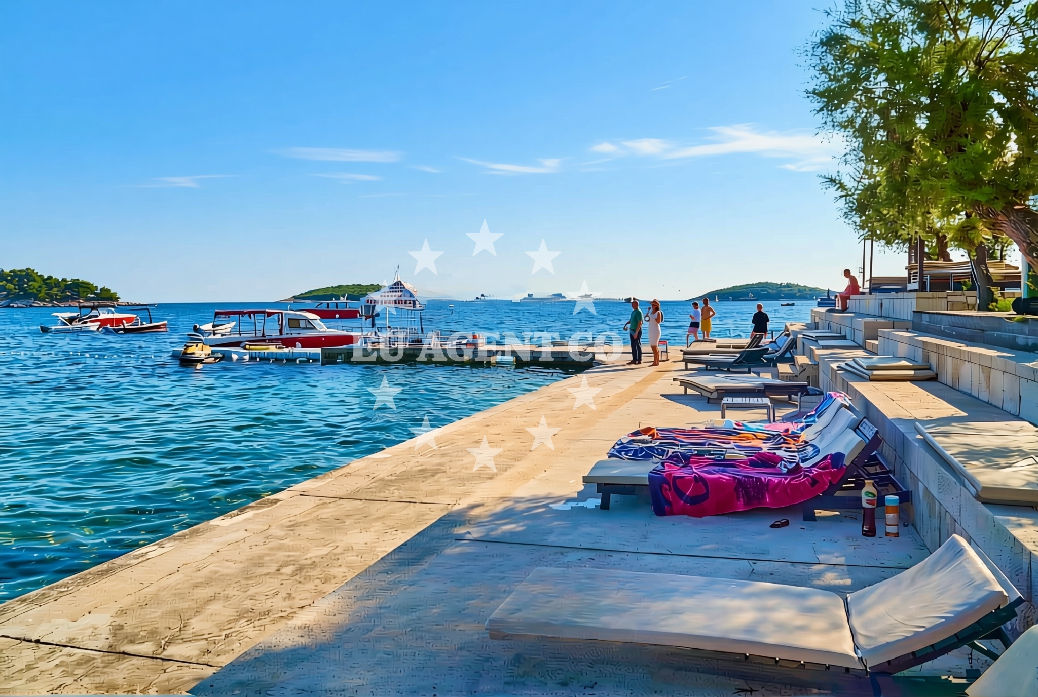 Additional view of Bonj beach in Sonje Bučan Domančić, Hvar