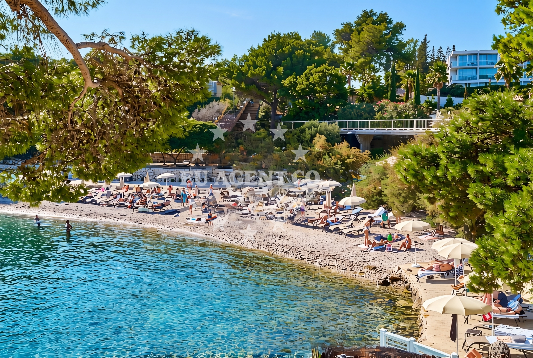 Additional view of Bonj beach in Sonje Bučan Domančić, Hvar