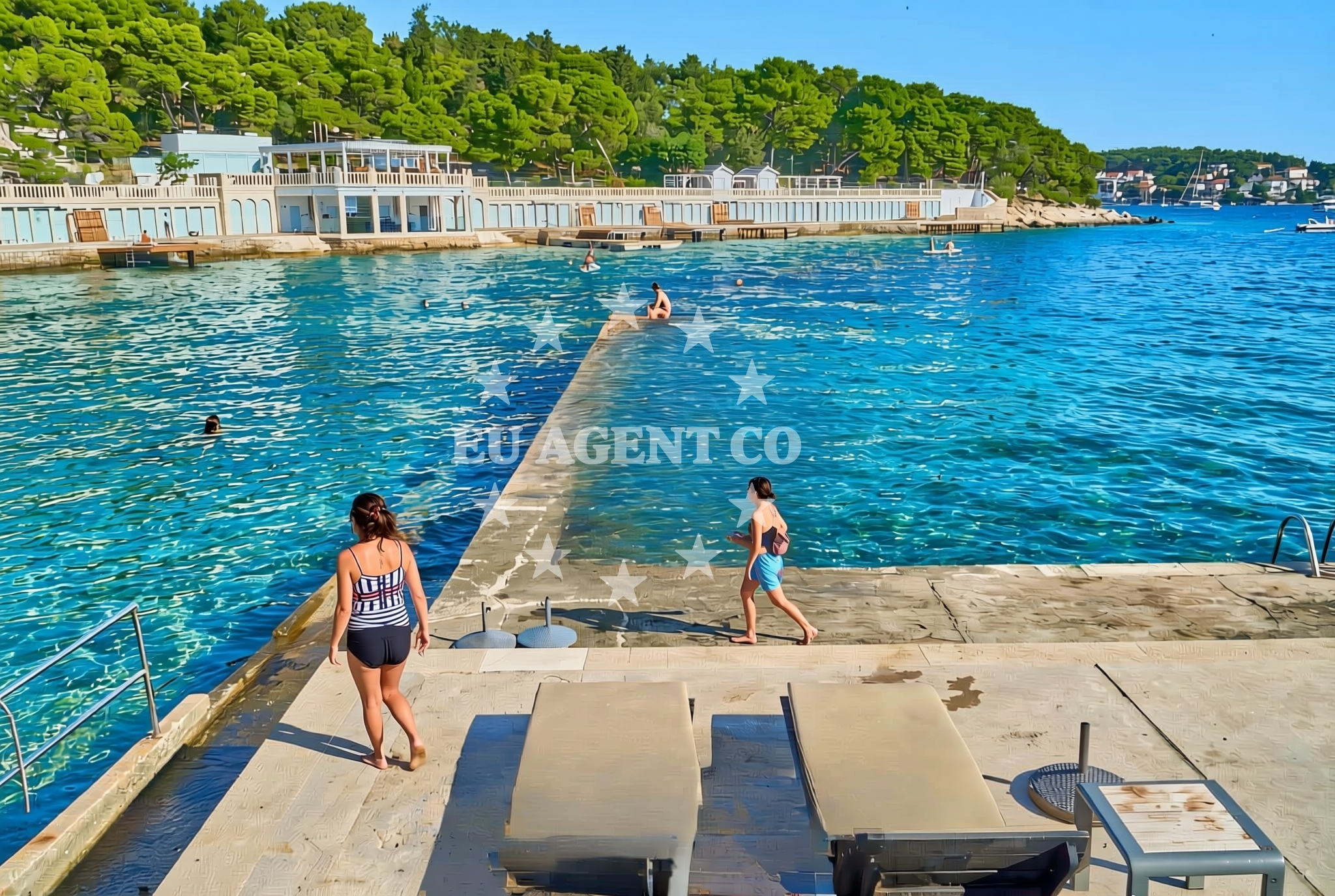 Additional view of Bonj beach in Sonje Bučan Domančić, Hvar