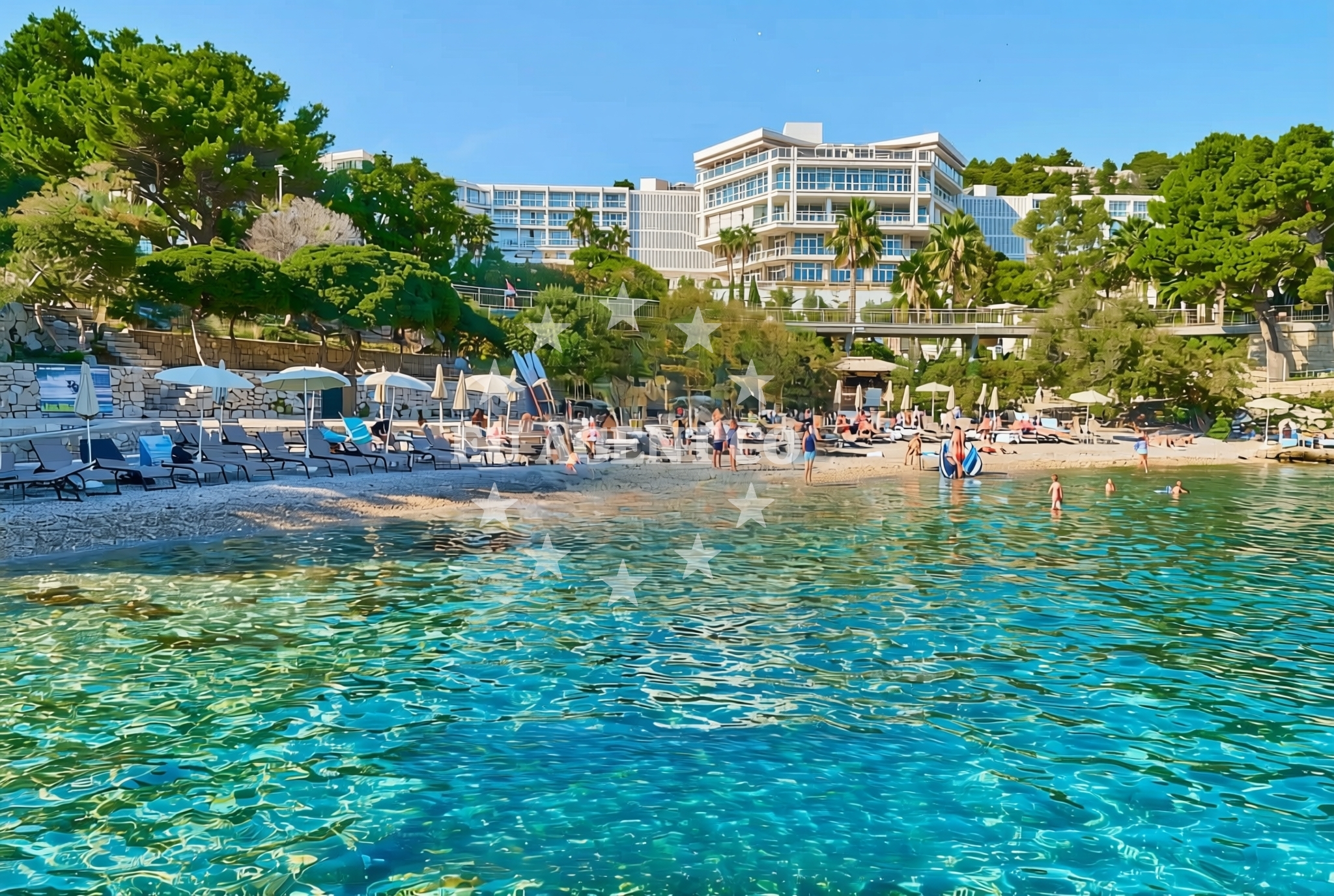 Additional view of Bonj beach in Sonje Bučan Domančić, Hvar
