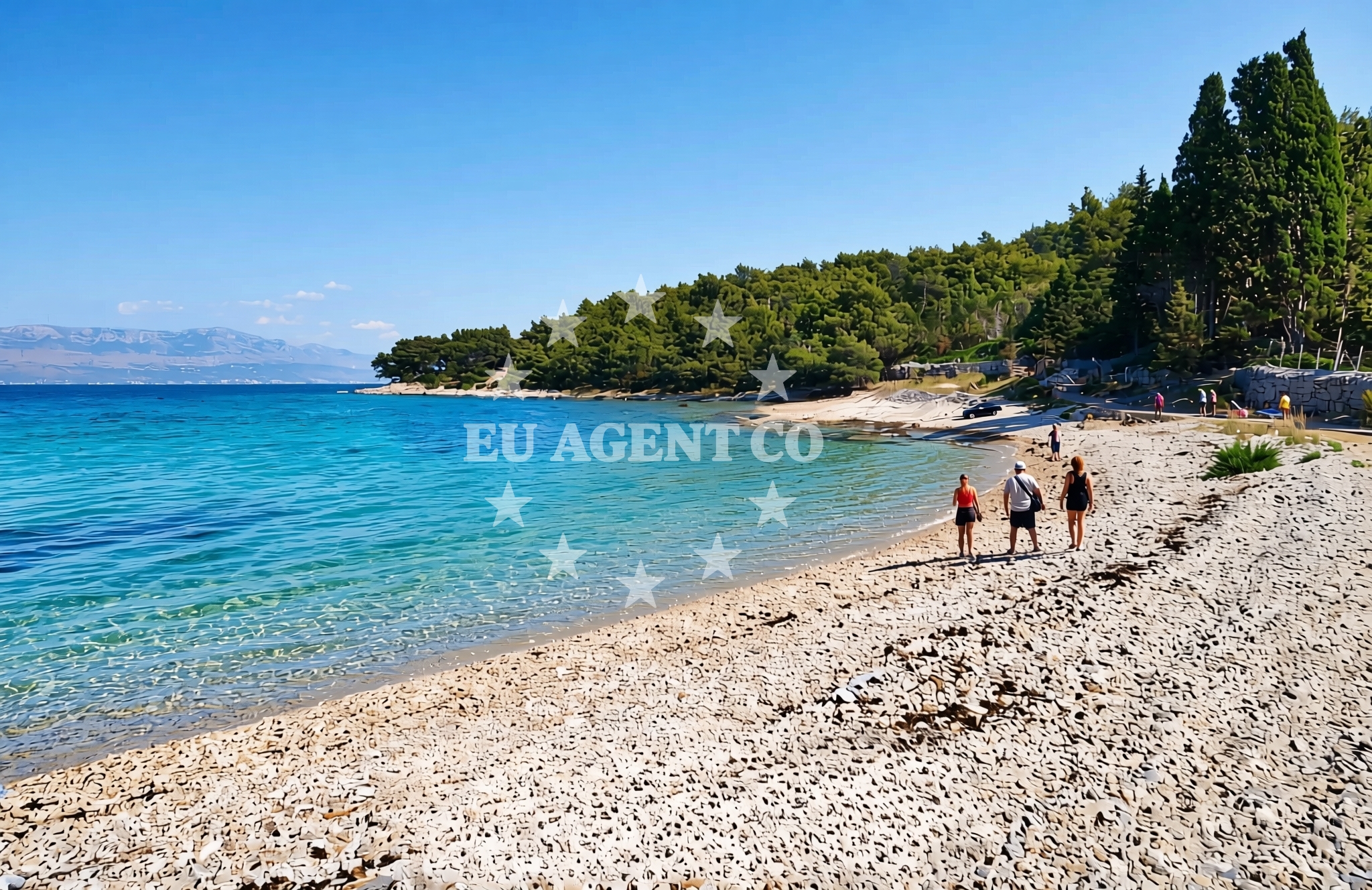 Additional view of Borak Bay in Put Stipanske 25, Sutivan