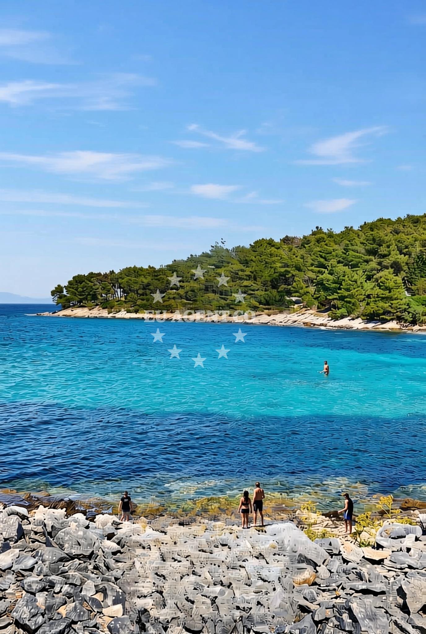 Additional view of Borak Bay in Put Stipanske 25, Sutivan