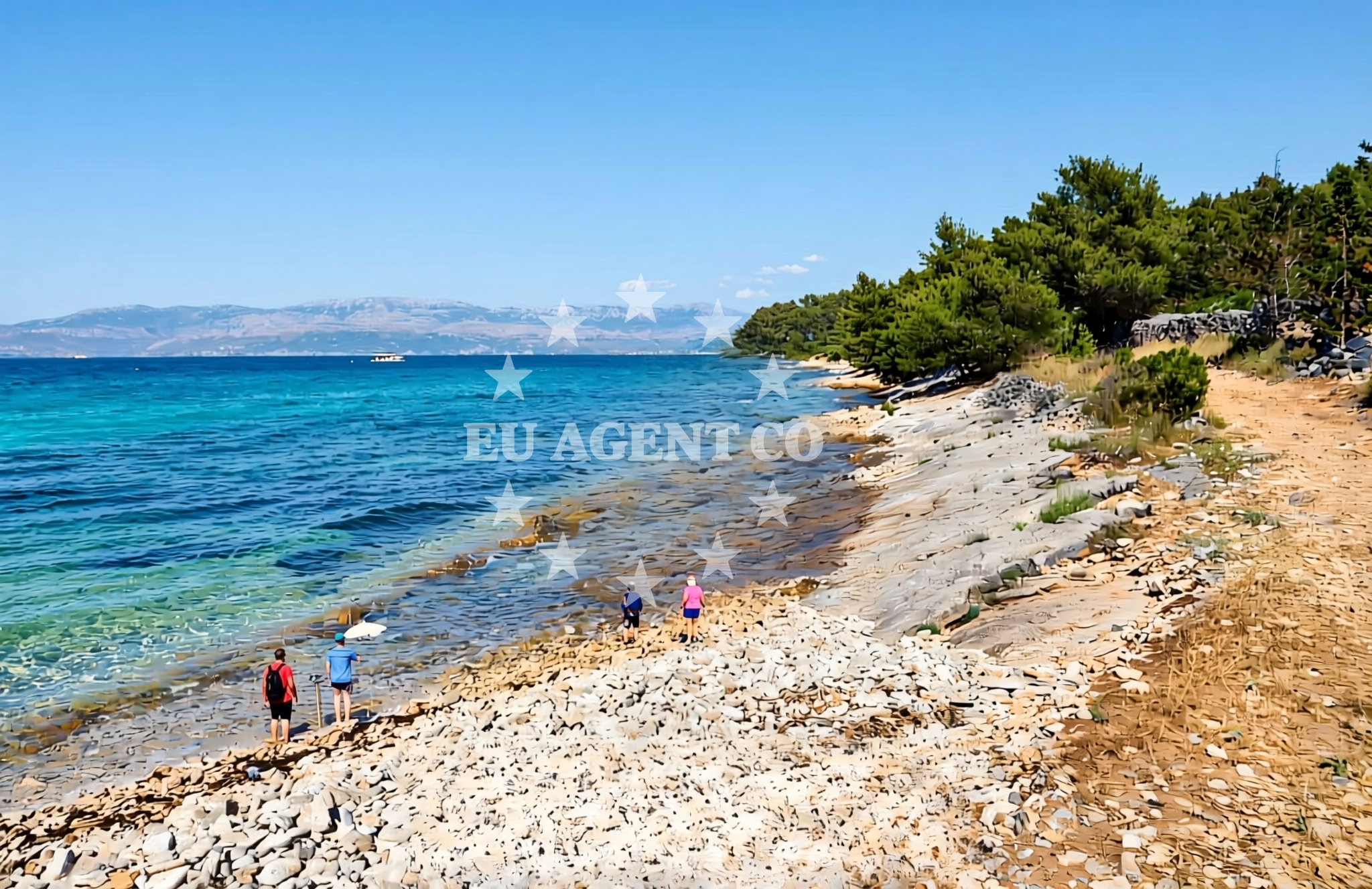 Additional view of Borak Bay in Put Stipanske 25, Sutivan