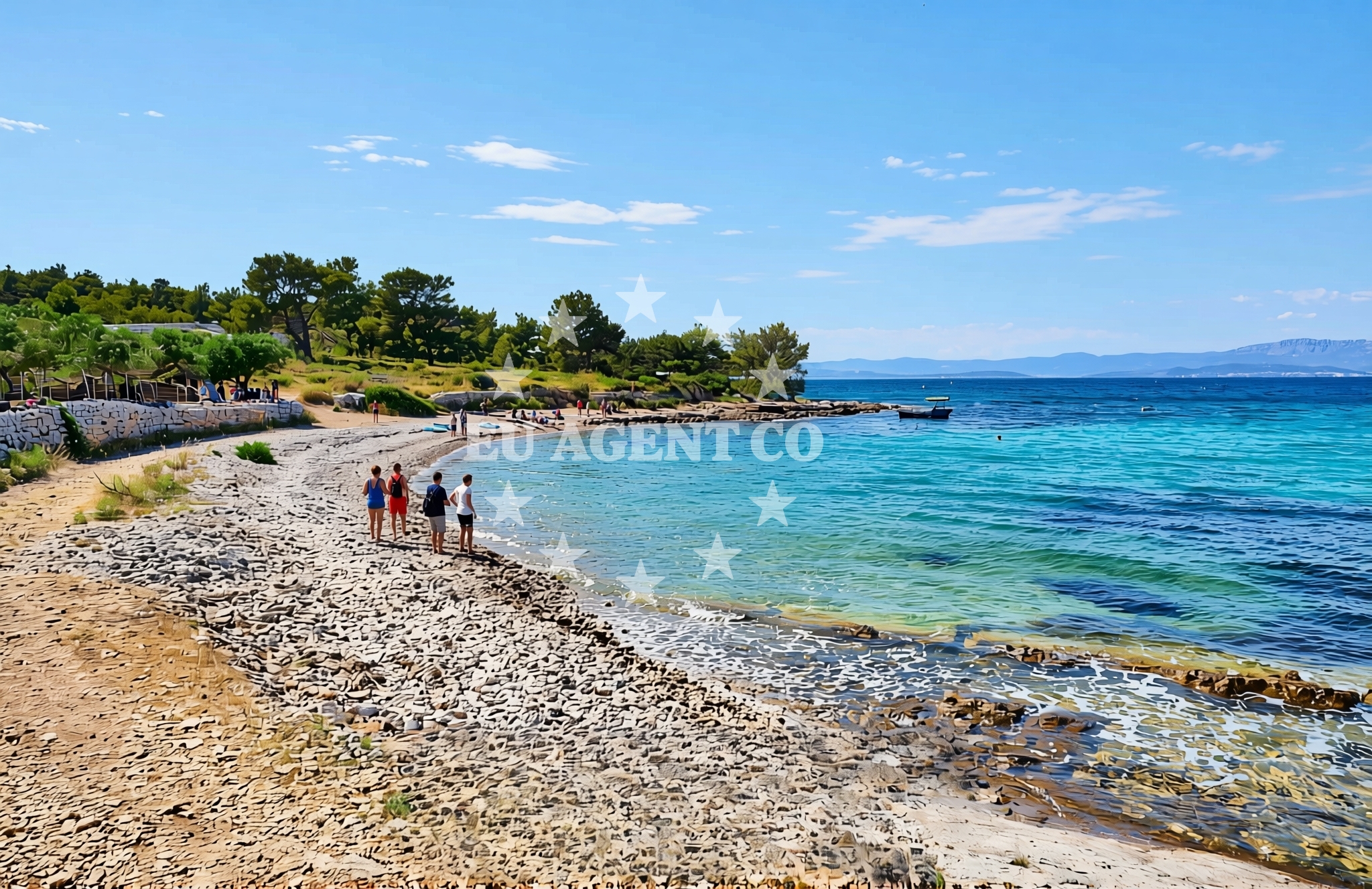 Additional view of Borak Bay in Put Stipanske 25, Sutivan