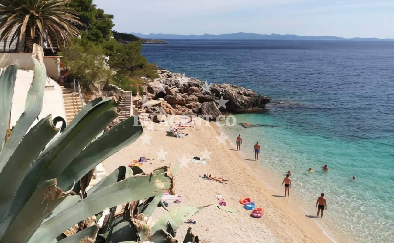 Additional view of Borak beach in Dingač-Potočine, Potomje