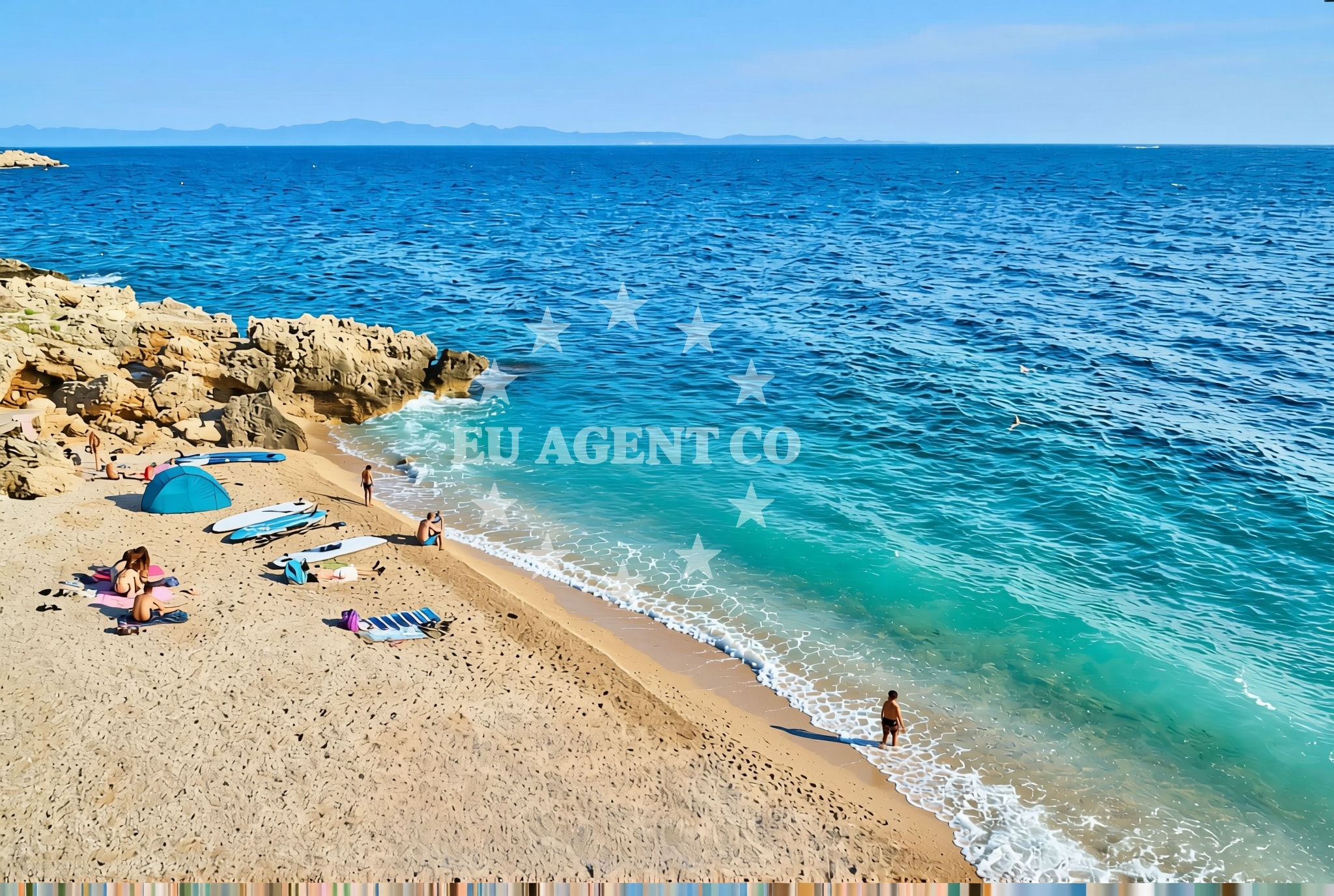 Additional view of Borak beach in Dingač-Potočine, Potomje