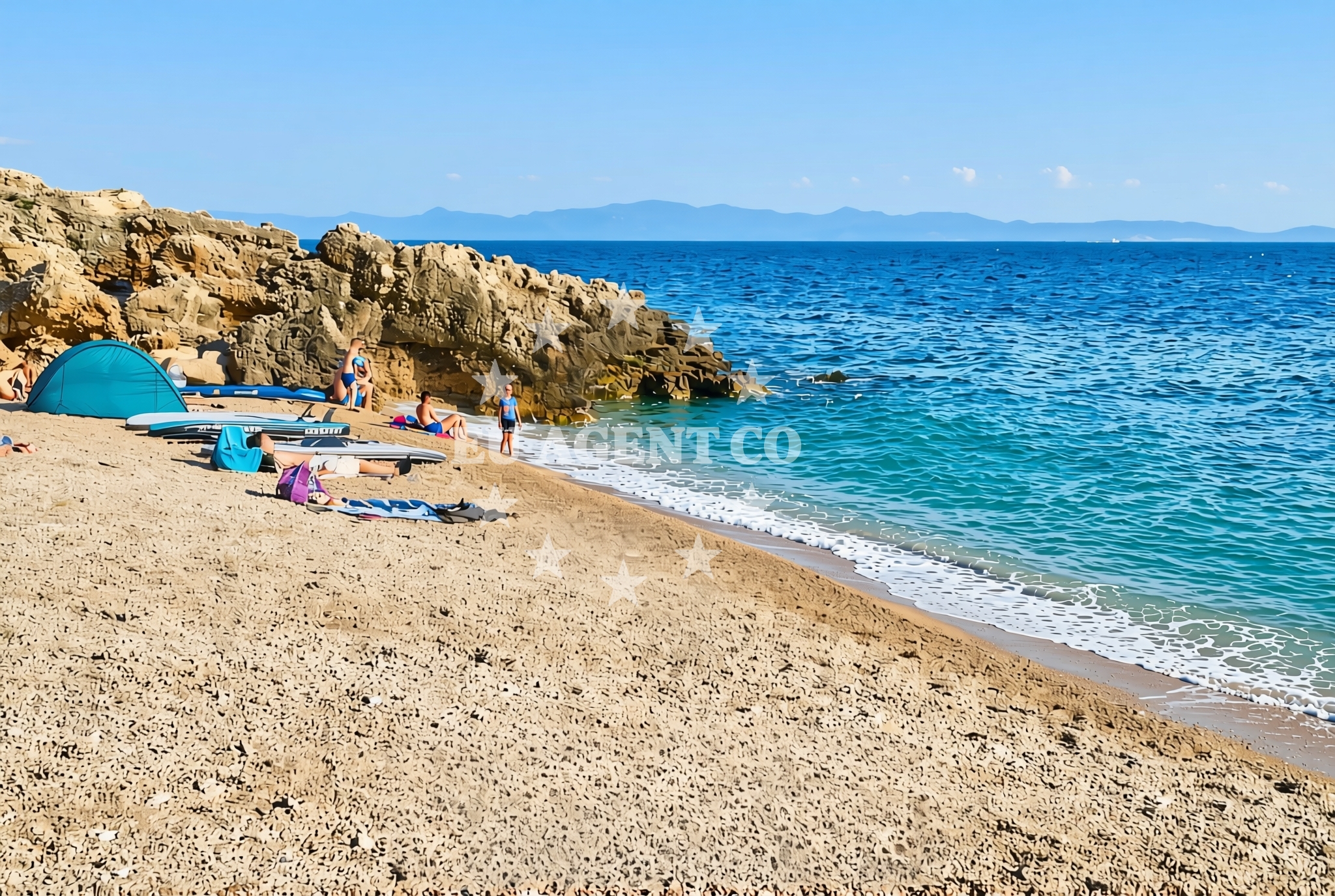Additional view of Borak beach in Dingač-Potočine, Potomje