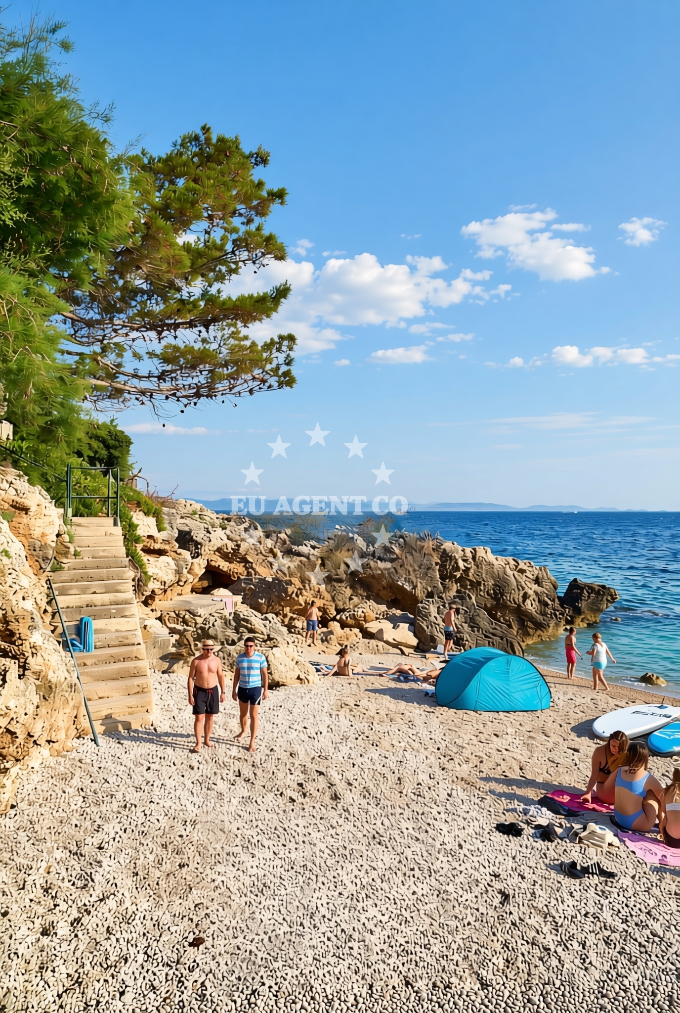 Additional view of Borak beach in Dingač-Potočine, Potomje