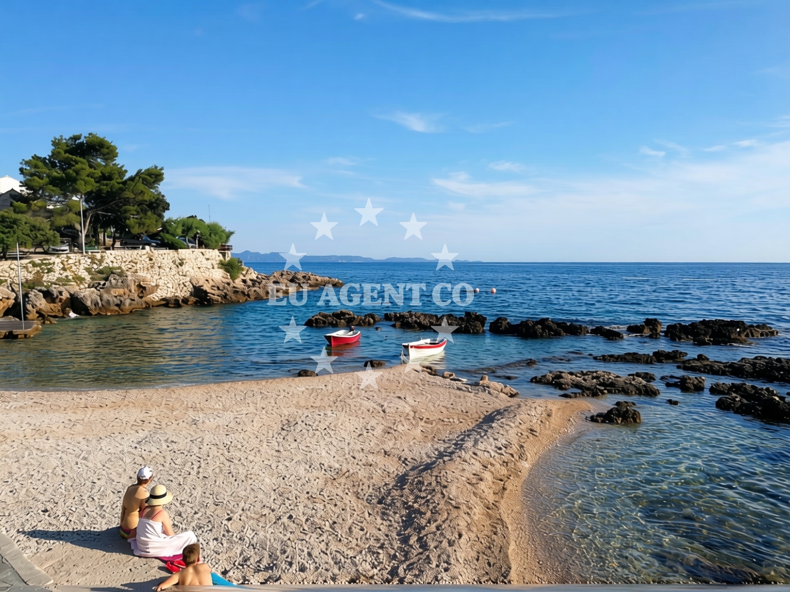 Additional view of Borak II beach in Dingač-Potočine, Potomje