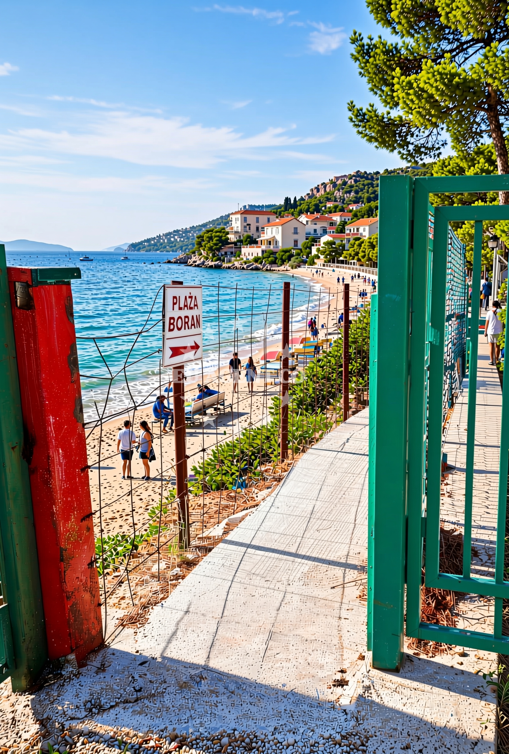 Additional view of Borak zapad, Marušići (Omiš) Beach in Borak zapad