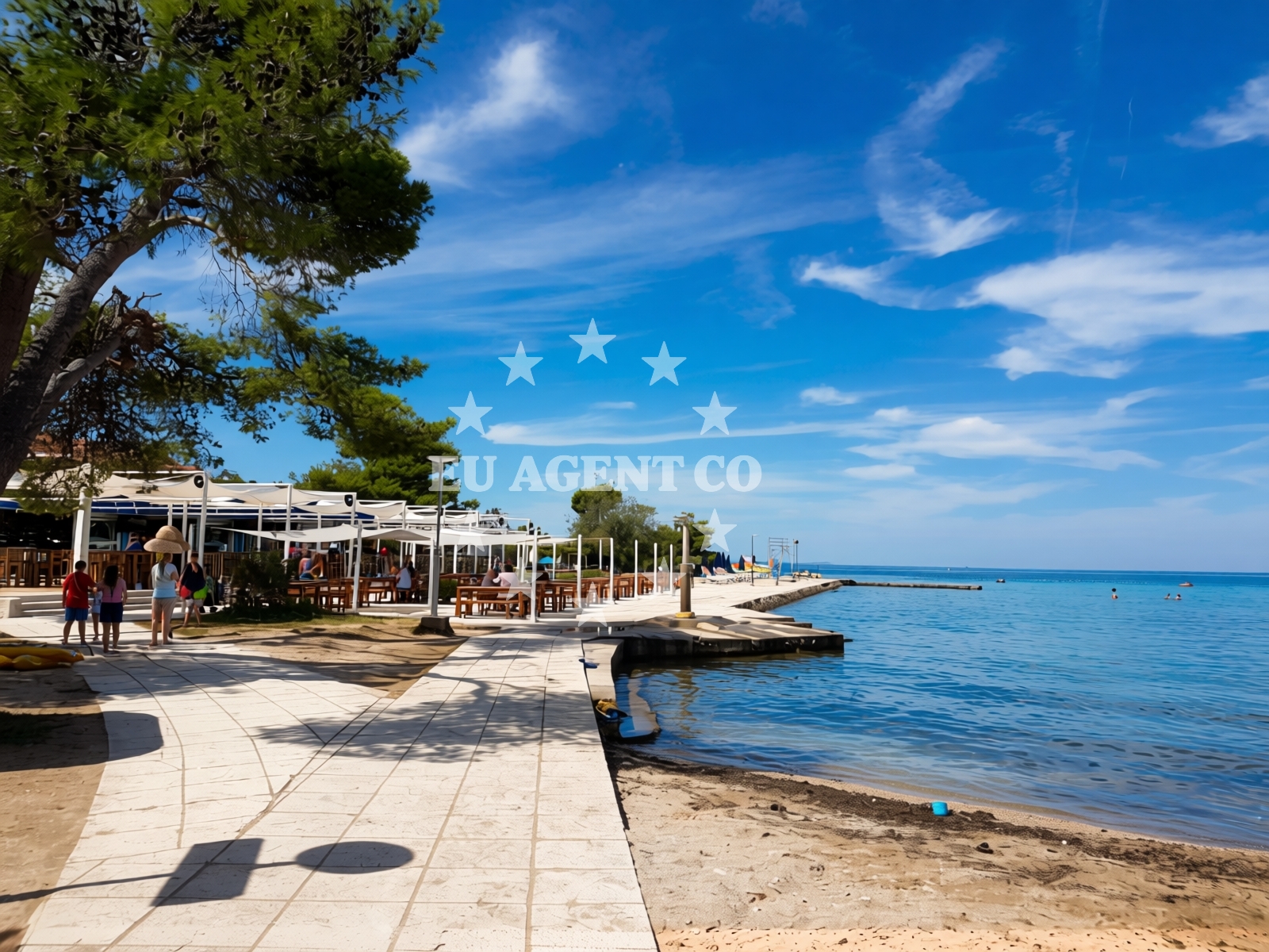 Additional view of Borik sandy beach in 34a Ulica Antuna Gustava Matoša, Zadar