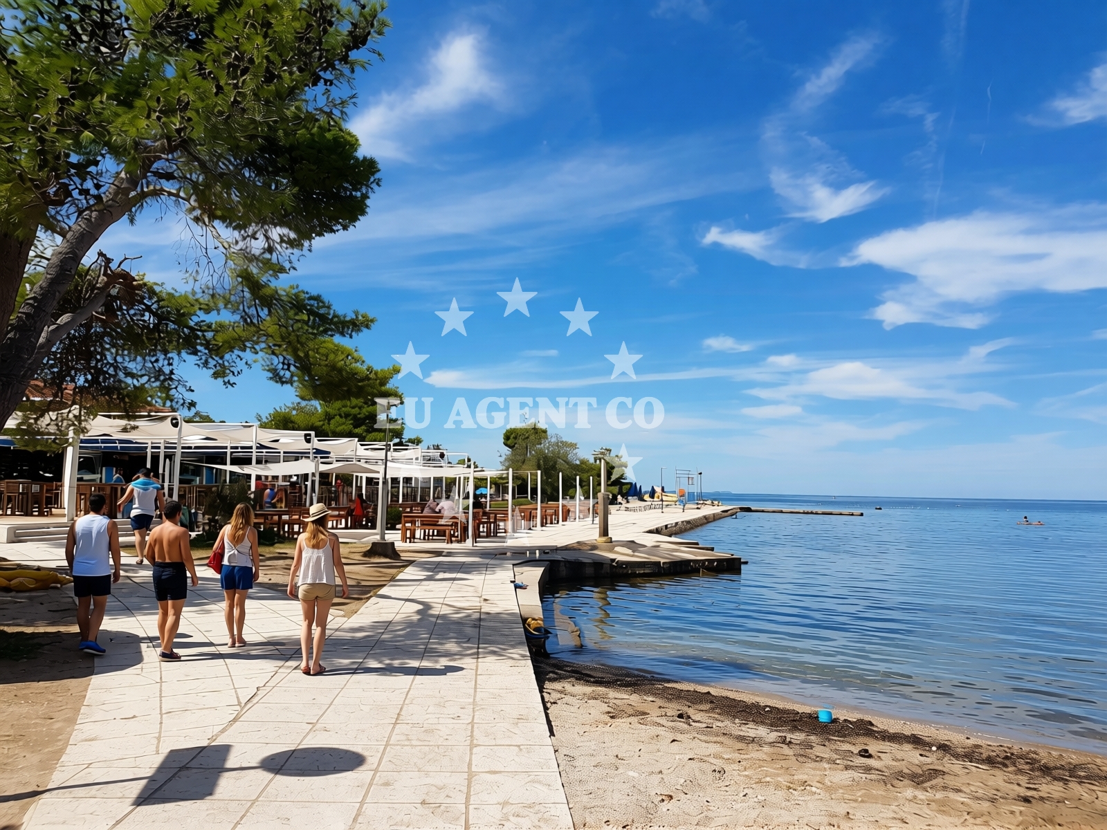 Additional view of Borik sandy beach in 34a Ulica Antuna Gustava Matoša, Zadar