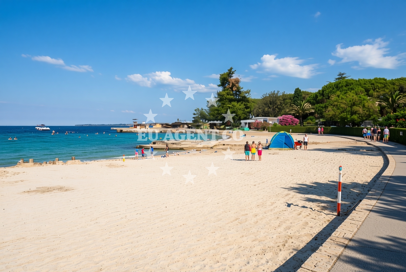 Additional view of Borik sandy beach in 34a Ulica Antuna Gustava Matoša, Zadar