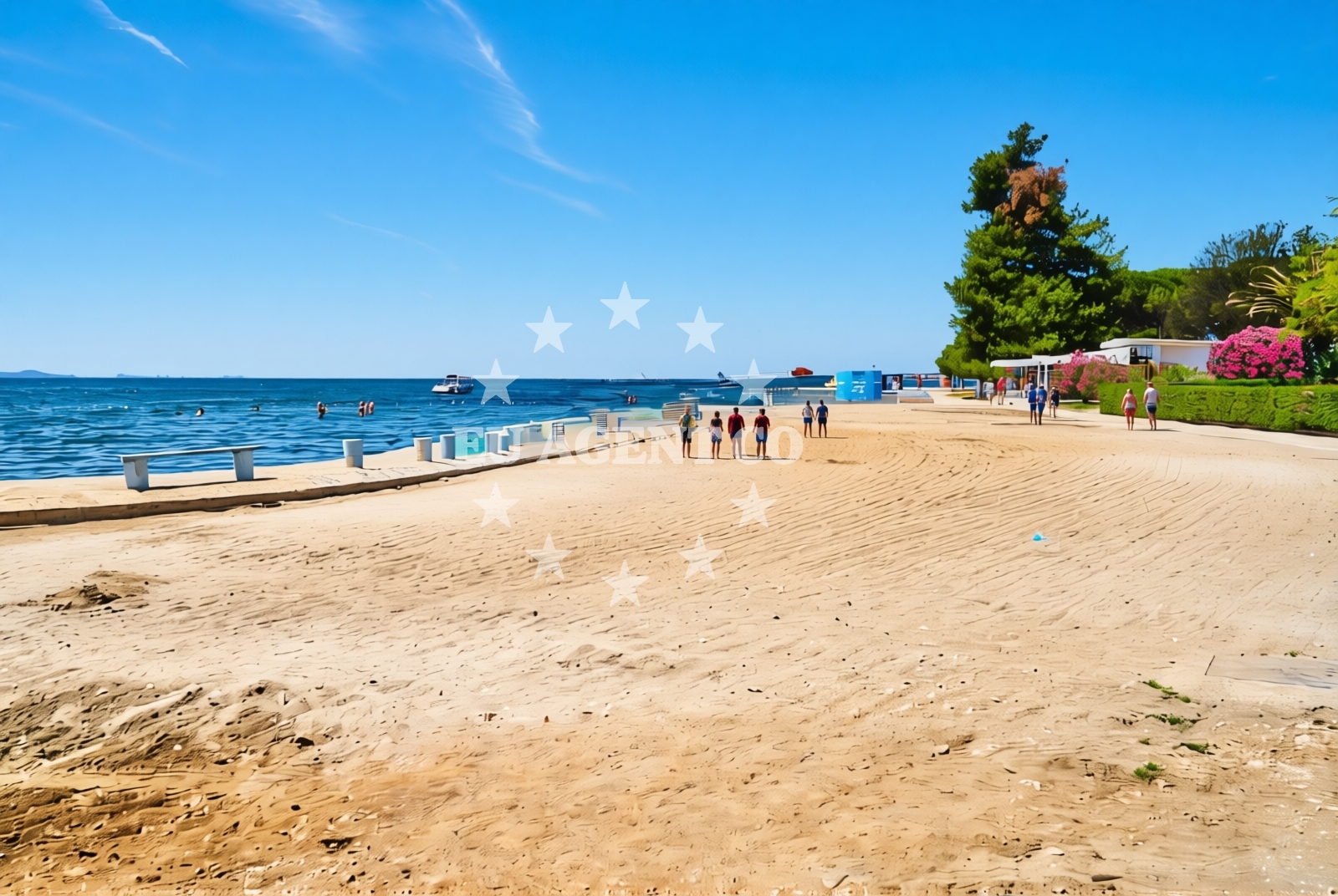 Additional view of Borik sandy beach in 34a Ulica Antuna Gustava Matoša, Zadar