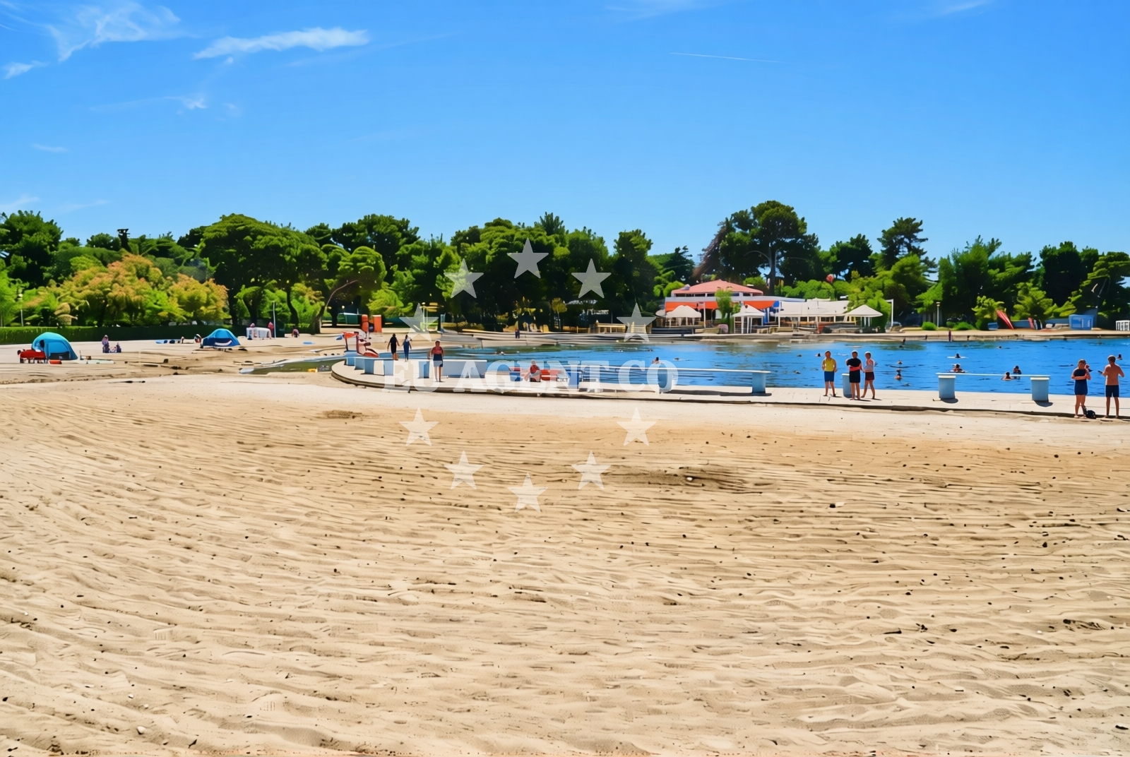 Additional view of Borik sandy beach in 34a Ulica Antuna Gustava Matoša, Zadar