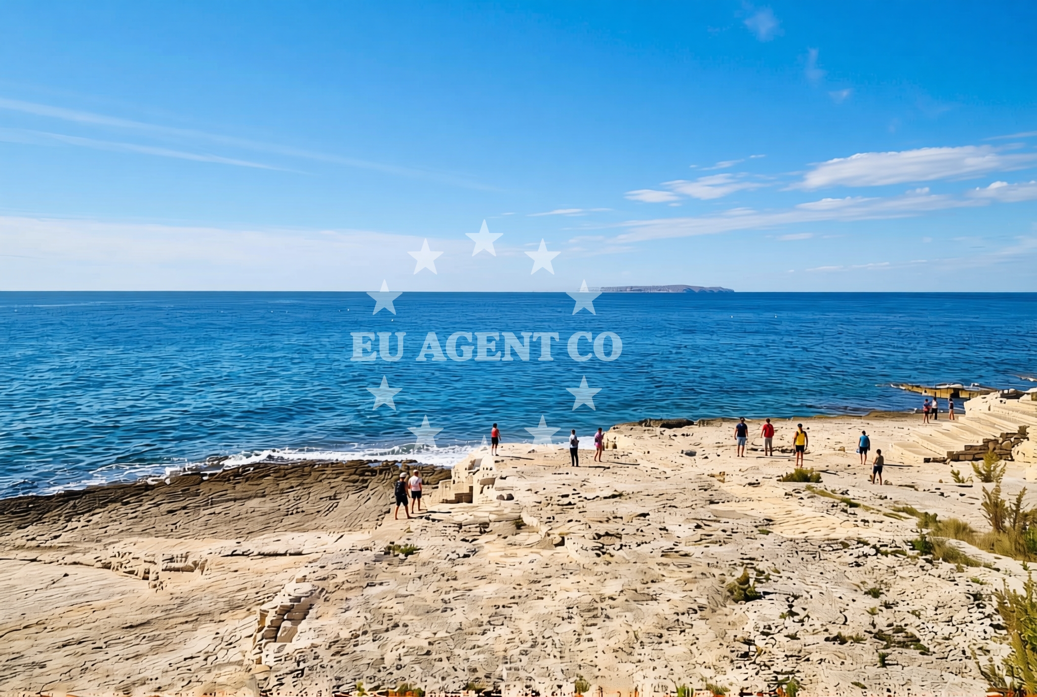 Sea and coastal view of Borik (Žalić), Mali Lošinj (Lošinj) Beach in Borik (Žalić)