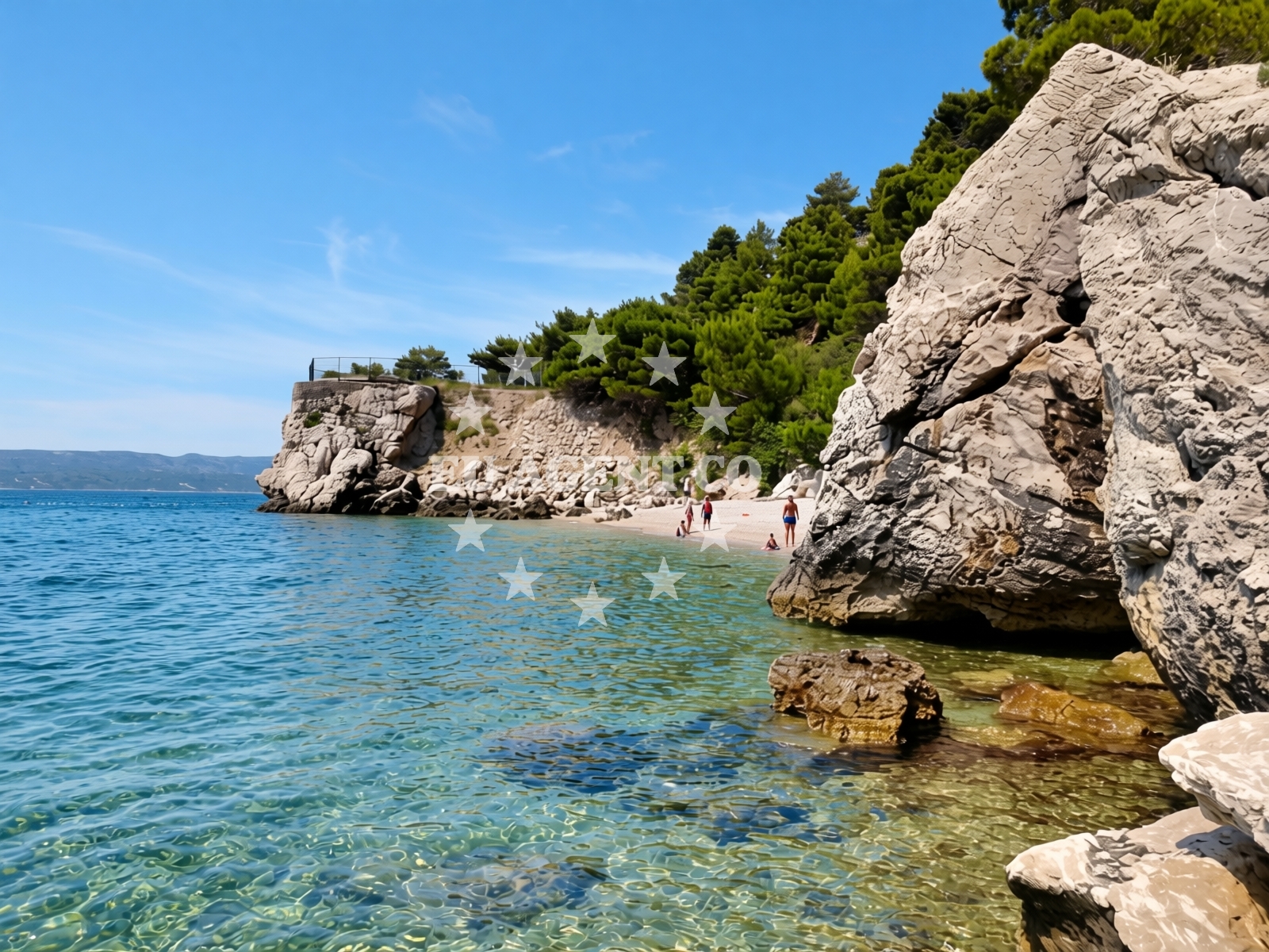 Additional view of Borka beach in Put Borka 20, Marusici