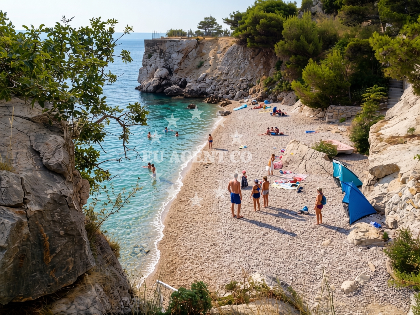 Additional view of Borka beach in Put Borka 20, Marusici