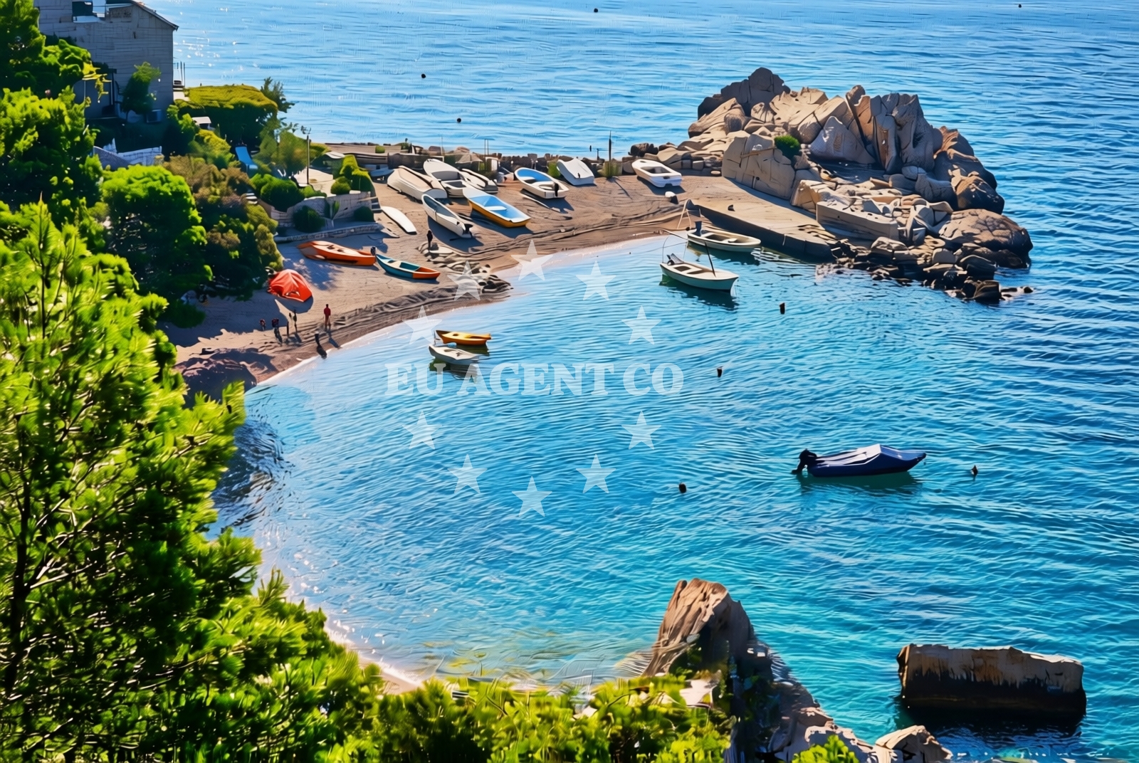 Additional view of Borka beach in Put Borka 20, Marusici
