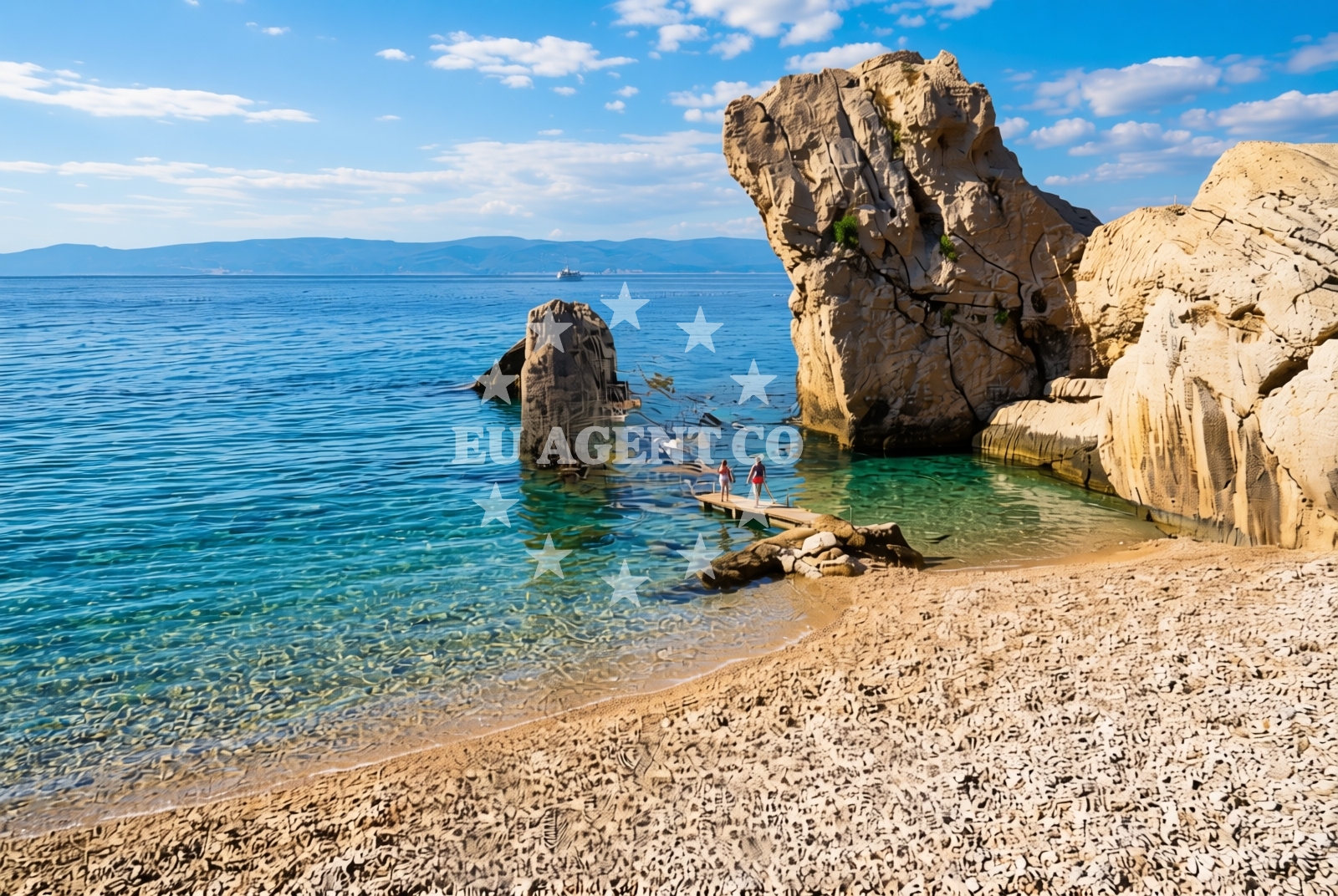 Additional view of Borka beach in Put Borka 20, Marusici