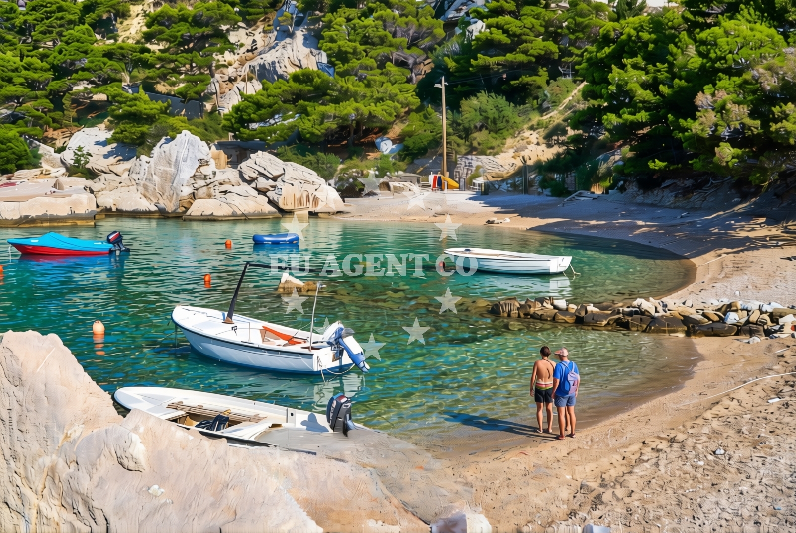 Additional view of Borka beach in Put Borka 20, Marusici