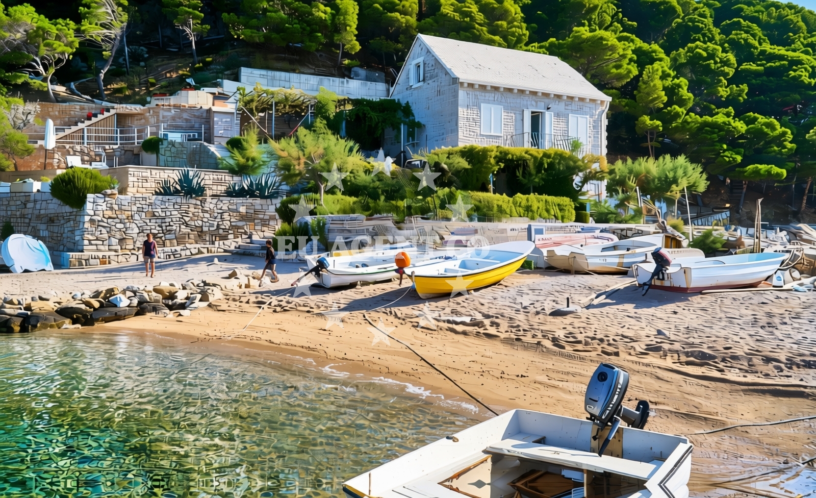 Additional view of Borka beach in Put Borka 20, Marusici
