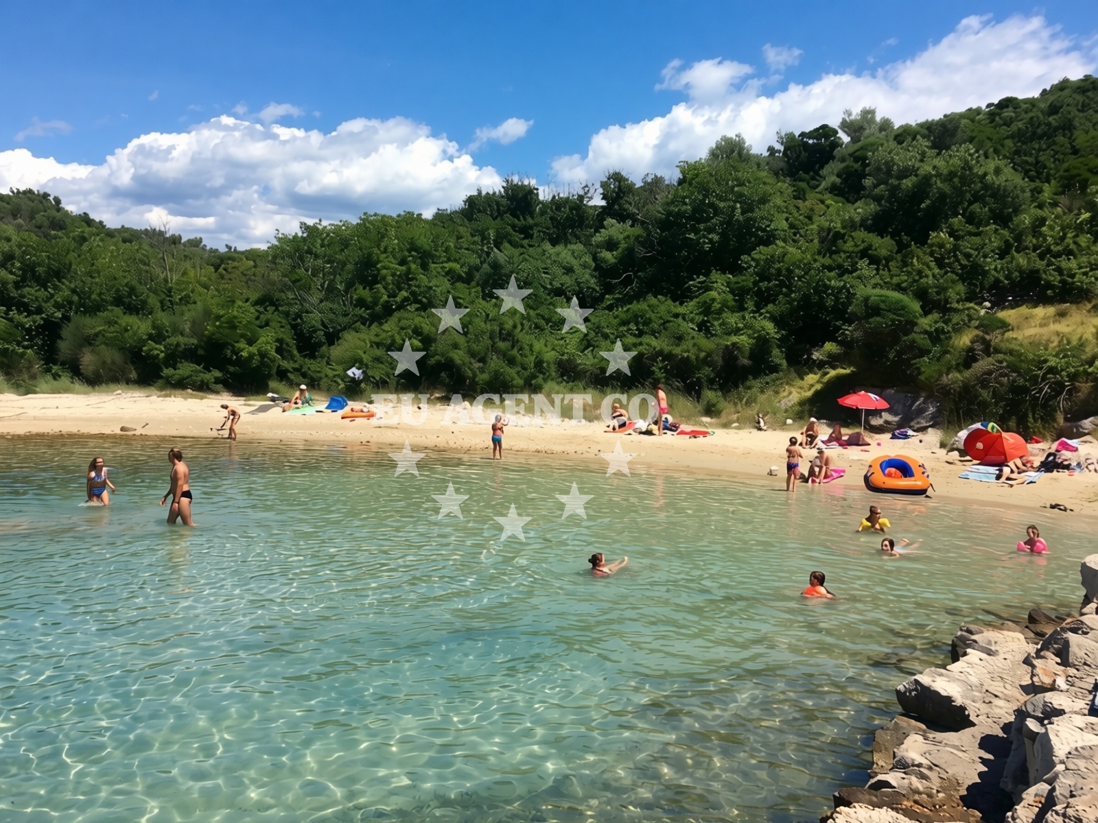 Additional view of Borovici beach in Sonjevi Stani 30, Potočnica