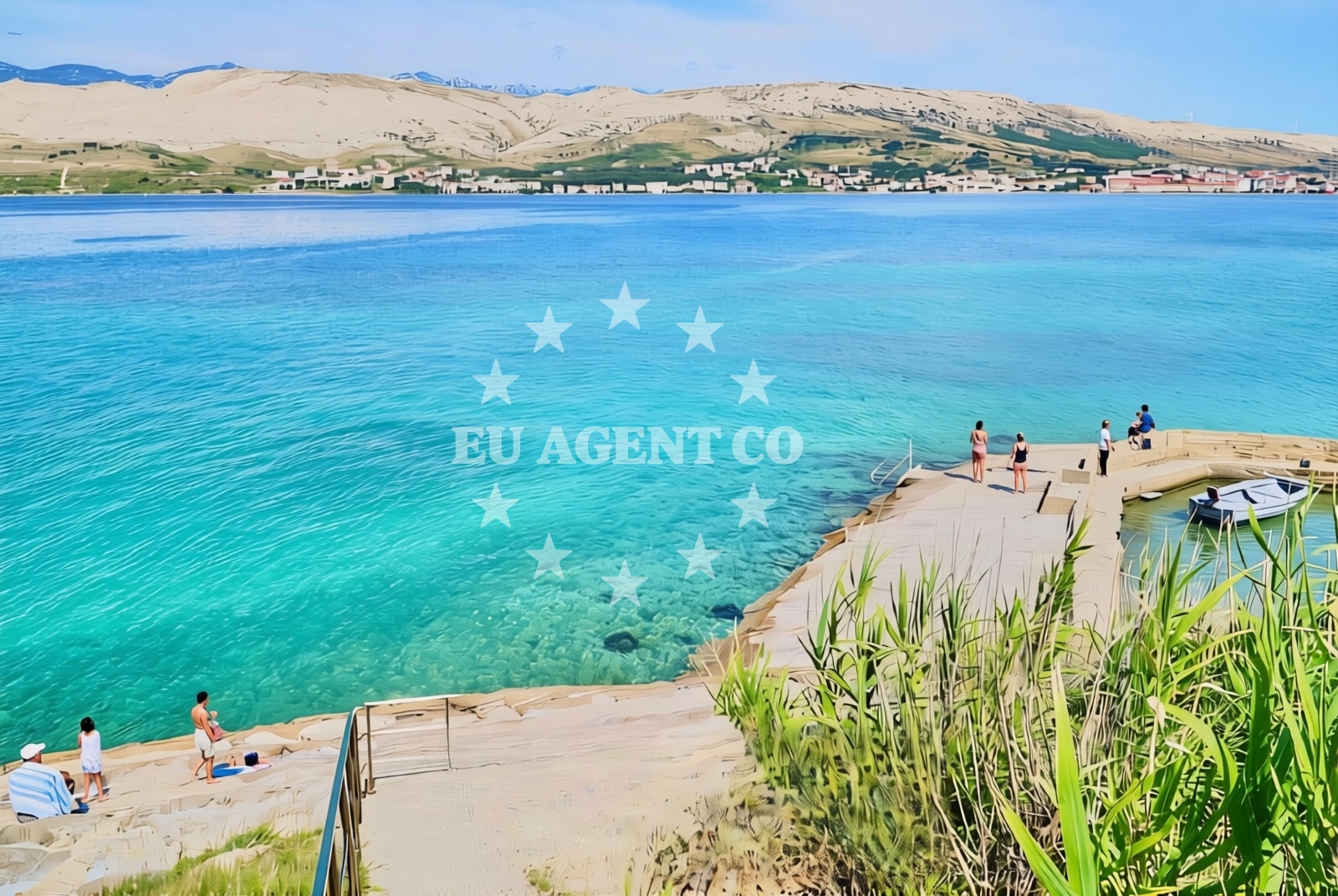 Additional view of Bosanarov beach in Bošana 16, Pag
