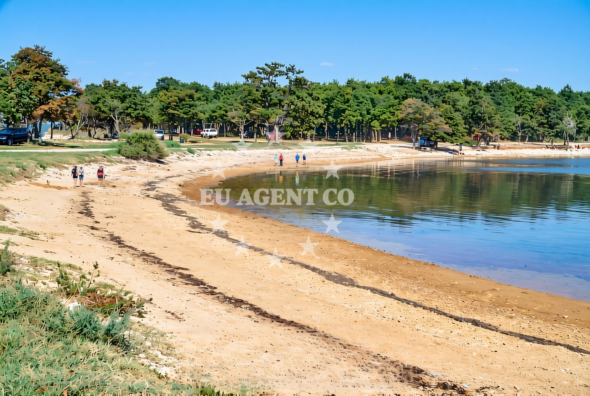 Additional view of Bosuja beach in Červar 2A, Poreč