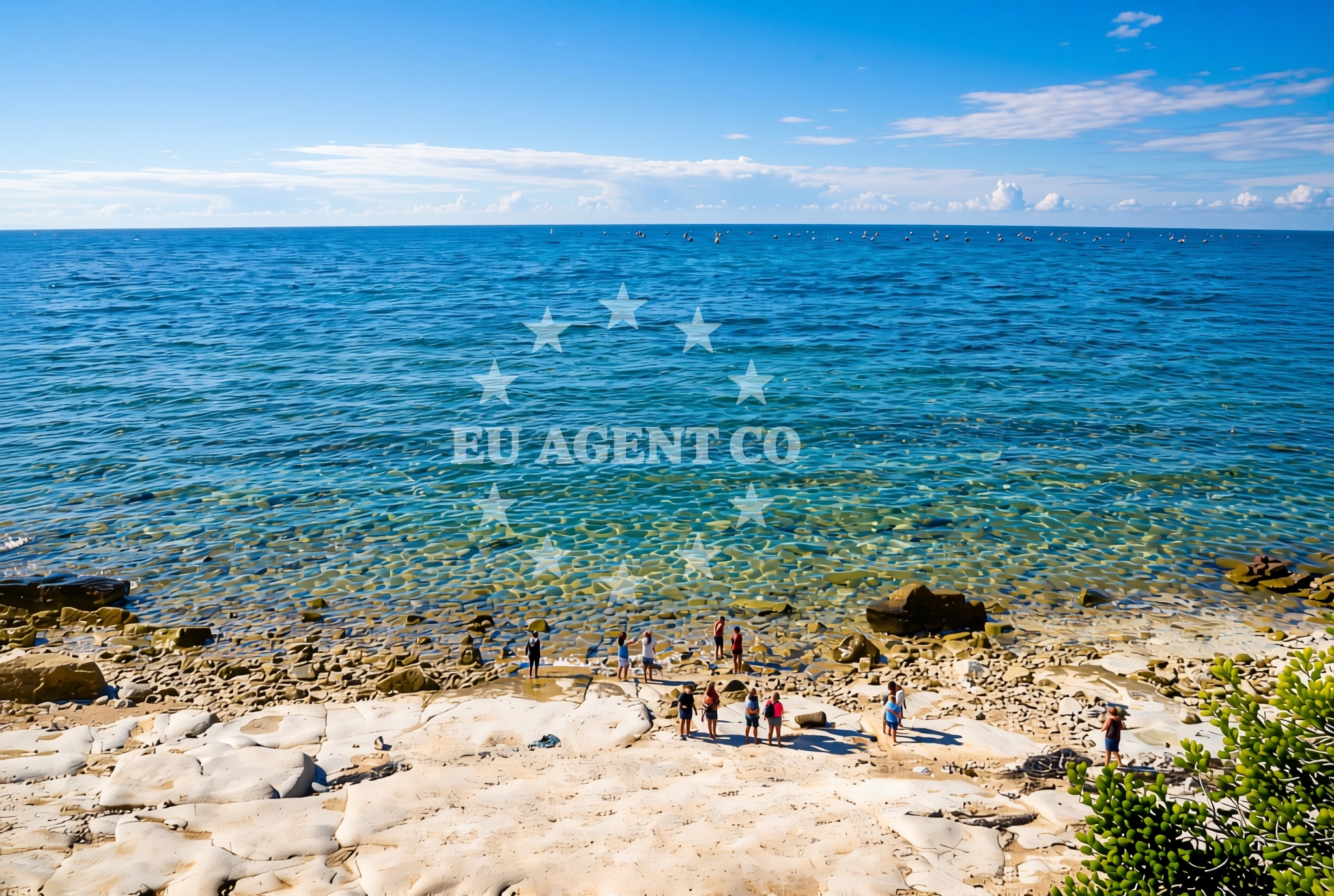 Additional view of Bosuja beach in Červar 2A, Poreč