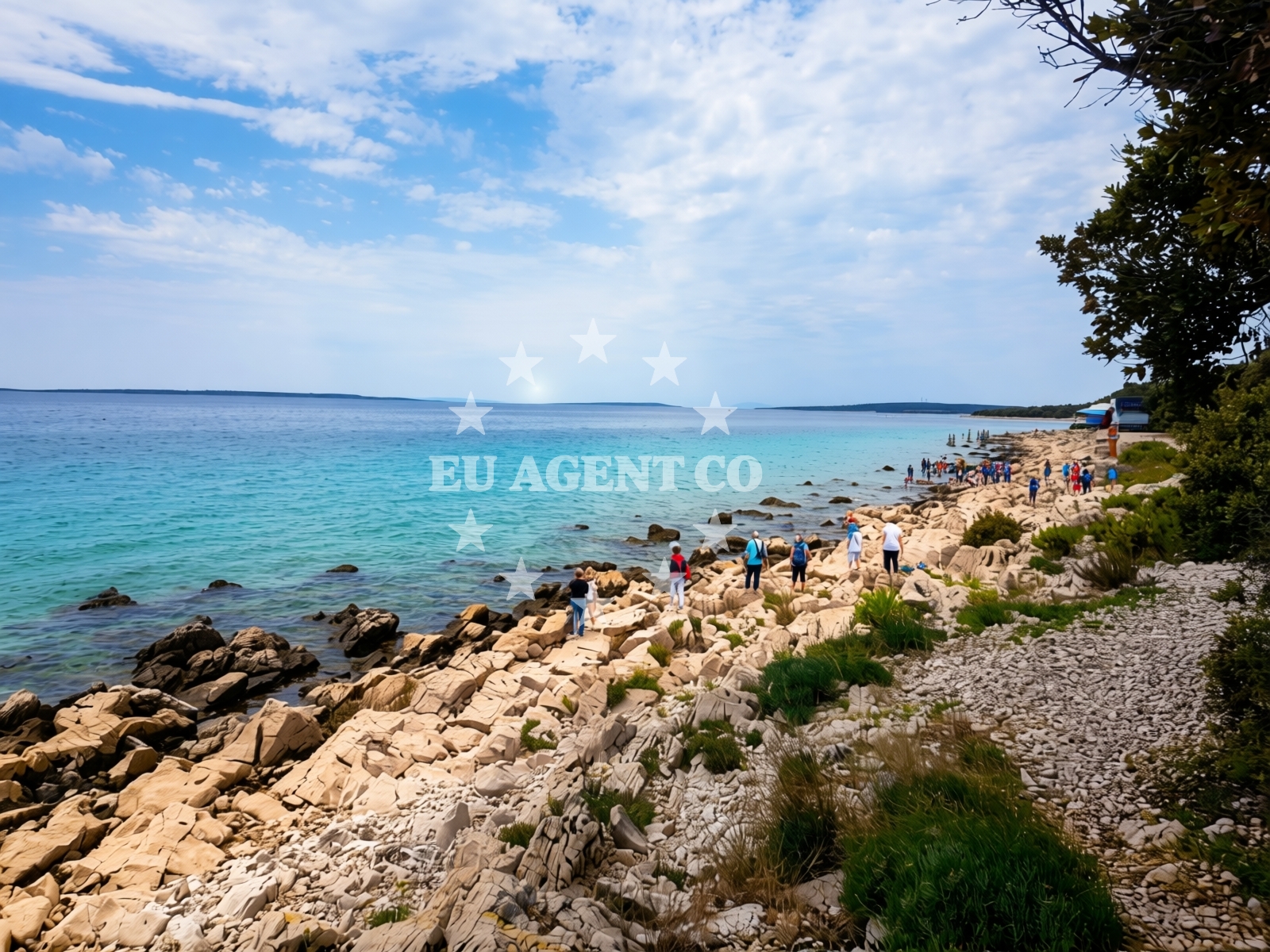 Additional view of Boyani beach in Bošana, Pag