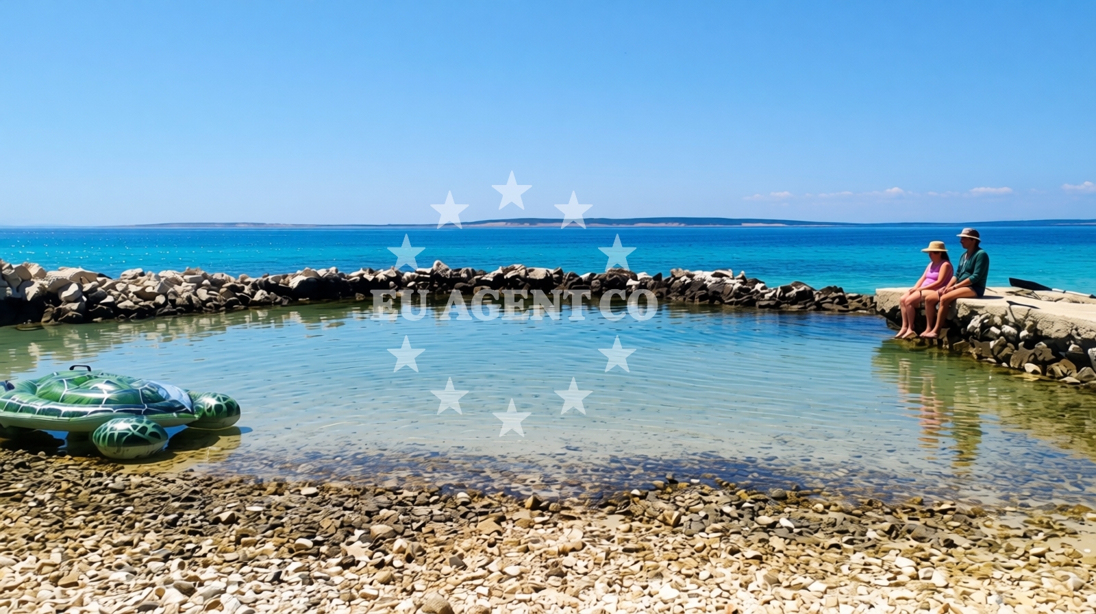 Additional view of Boyani beach in Bošana, Pag